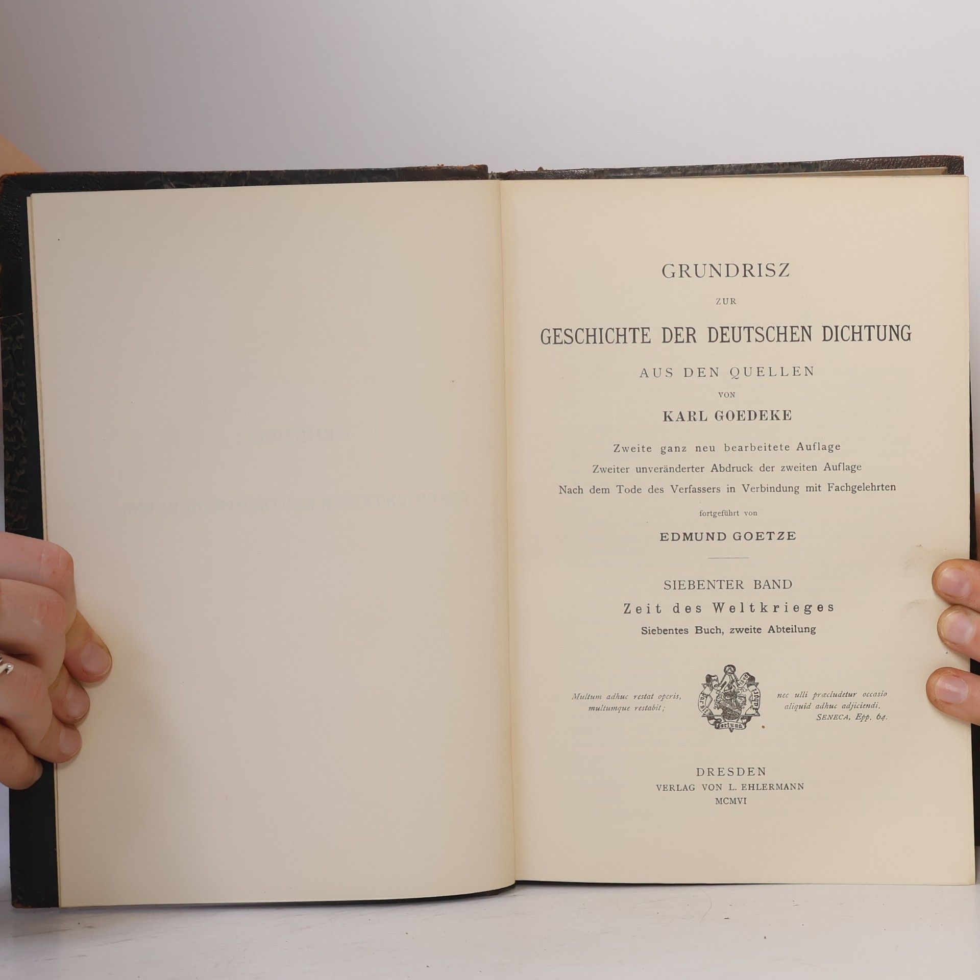 Karl Goedeke Grundrisz Zur Geschichte Der Deutschen Dichtung Aus Den Quellen 7