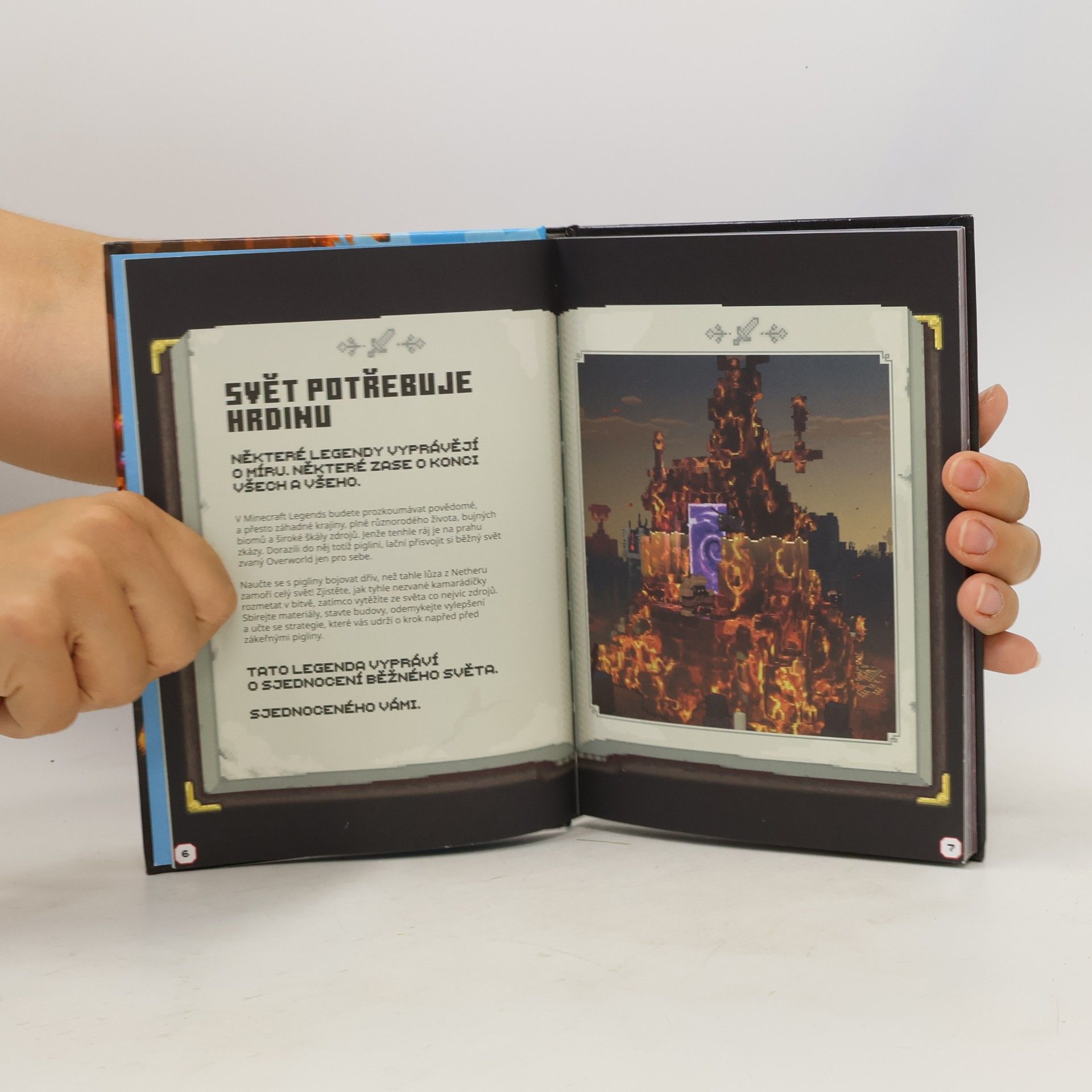 Kolektiv autorů Minecraft Legends - Hrdinova příručka k záchraně světa