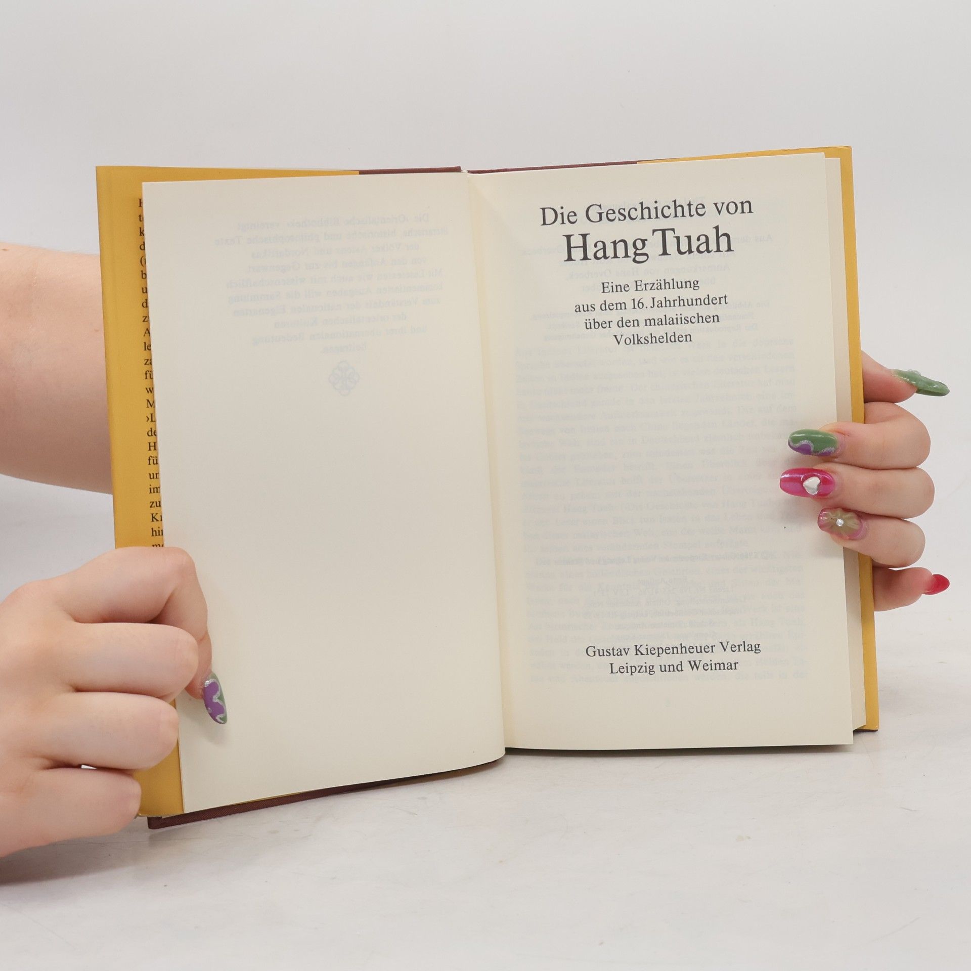 Autorenkollektiv Die Geschichte von Hang Tuah