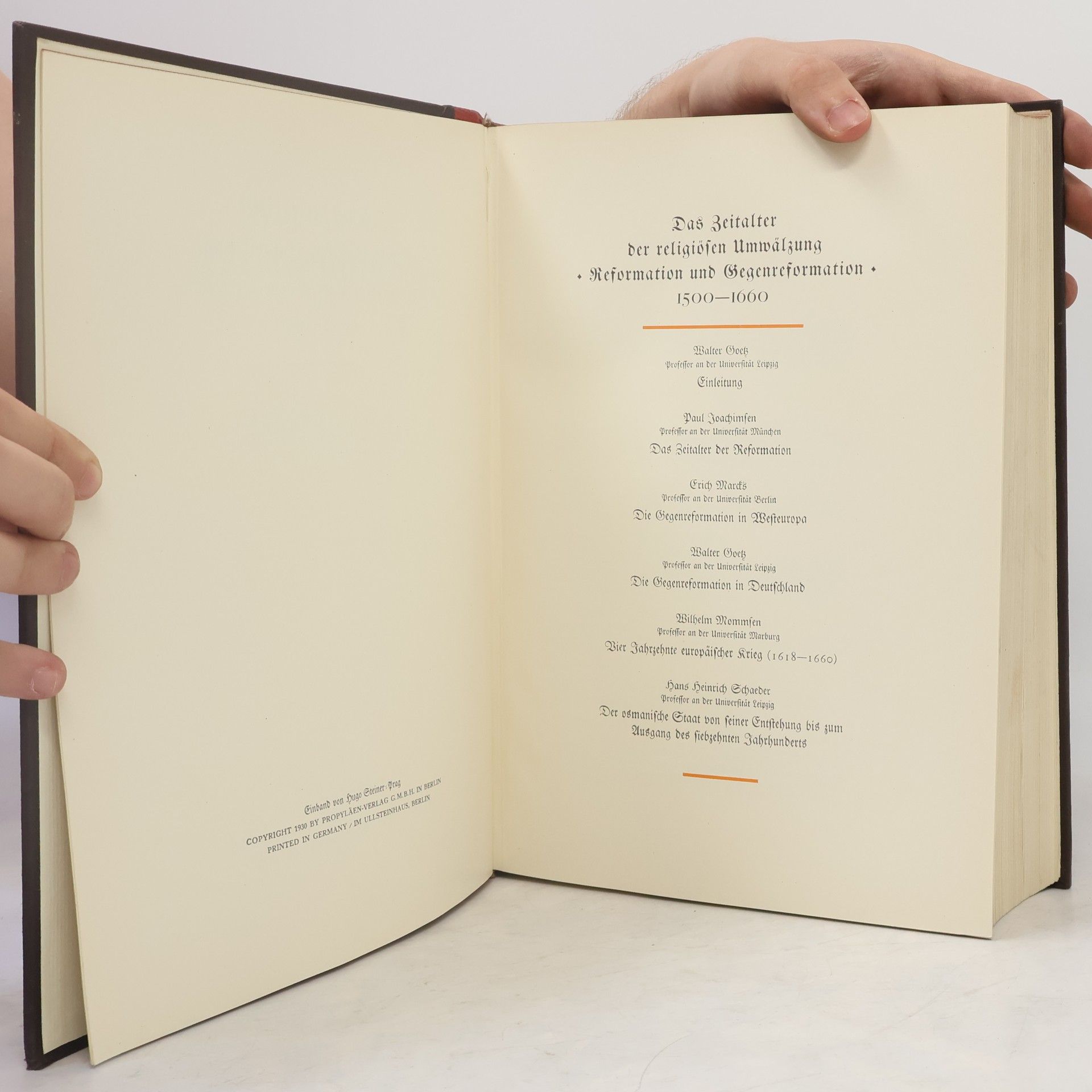 Walter Goetze Das Zeitalter der religiösen Umwälzung. Reformation und Gegenreformation 1500-1660