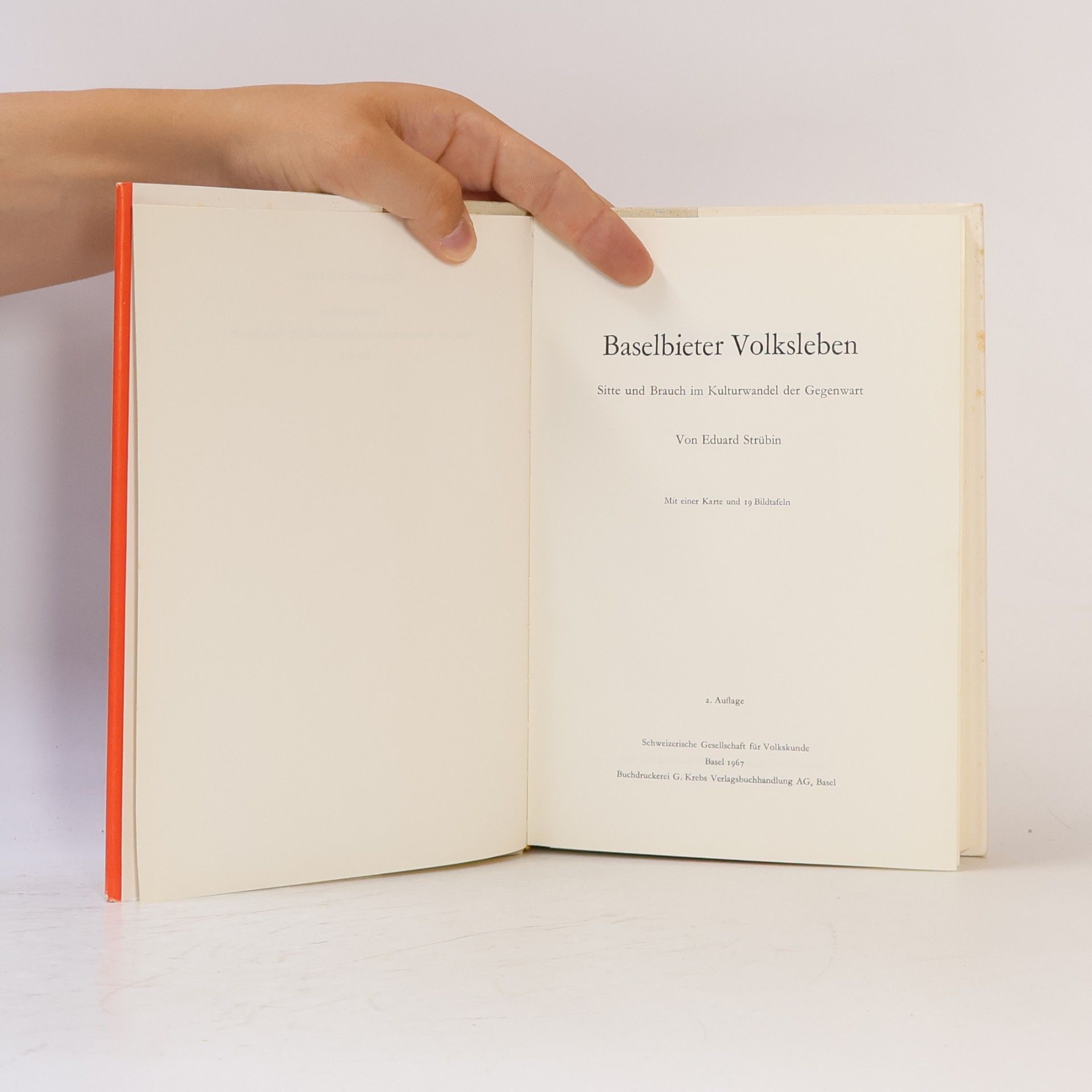 Eduard Strübin Baselbieter Volksleben