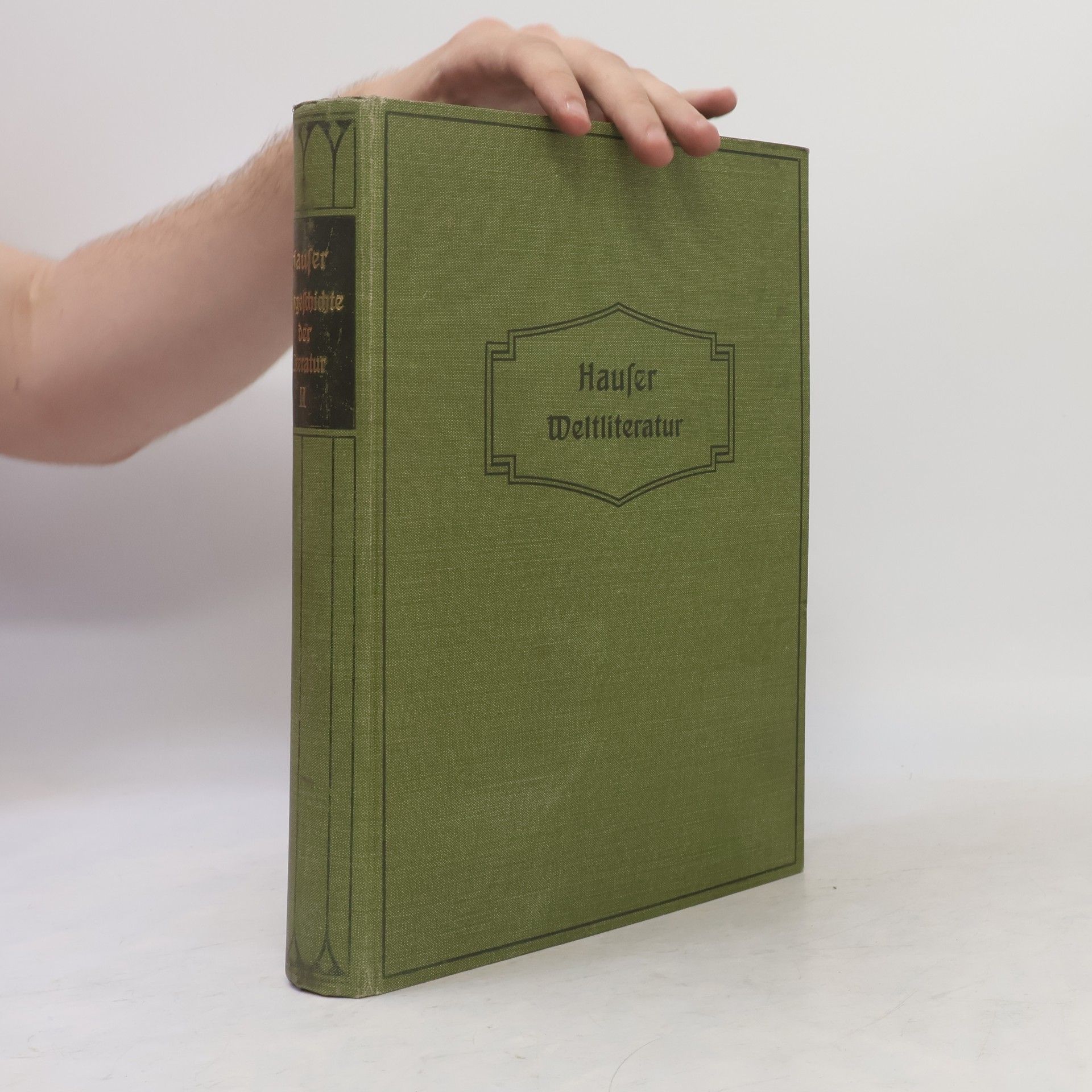 Otto Hauser Weltgeschichte der Literatur II.