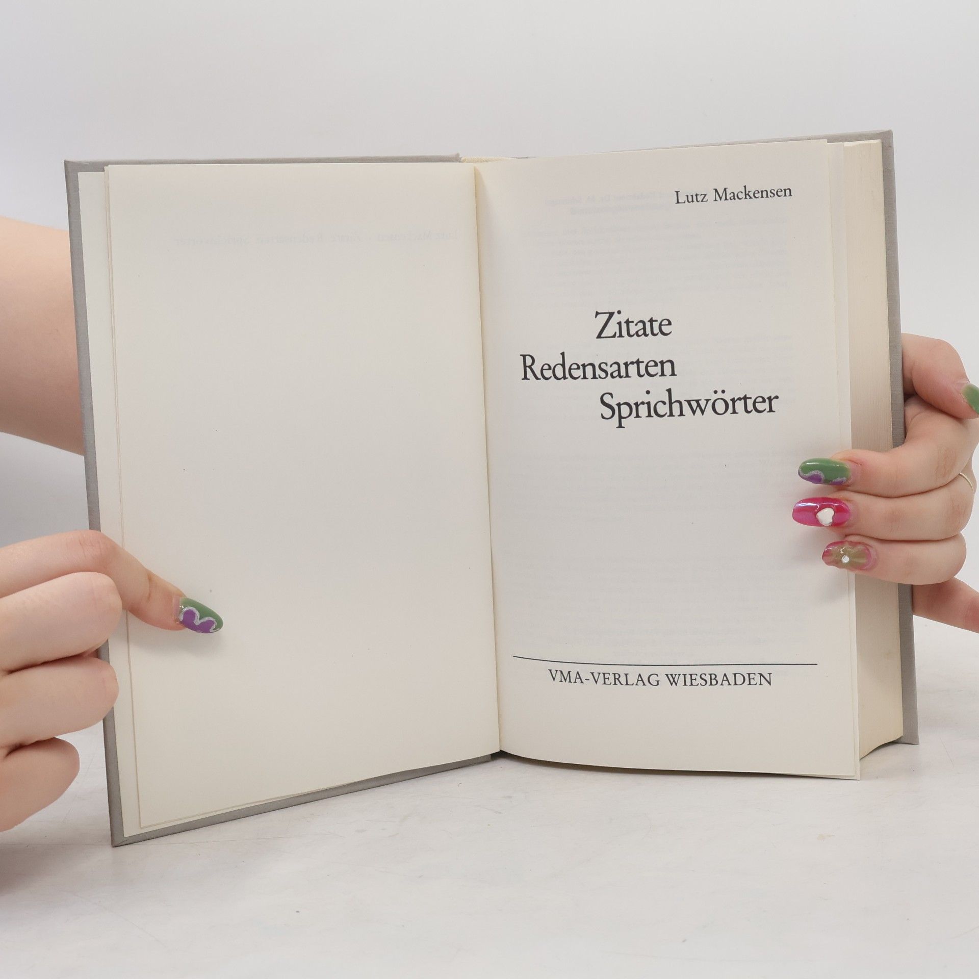 Lutz Mackensen 10 000 Zitate, Redensarten, Sprichwörter