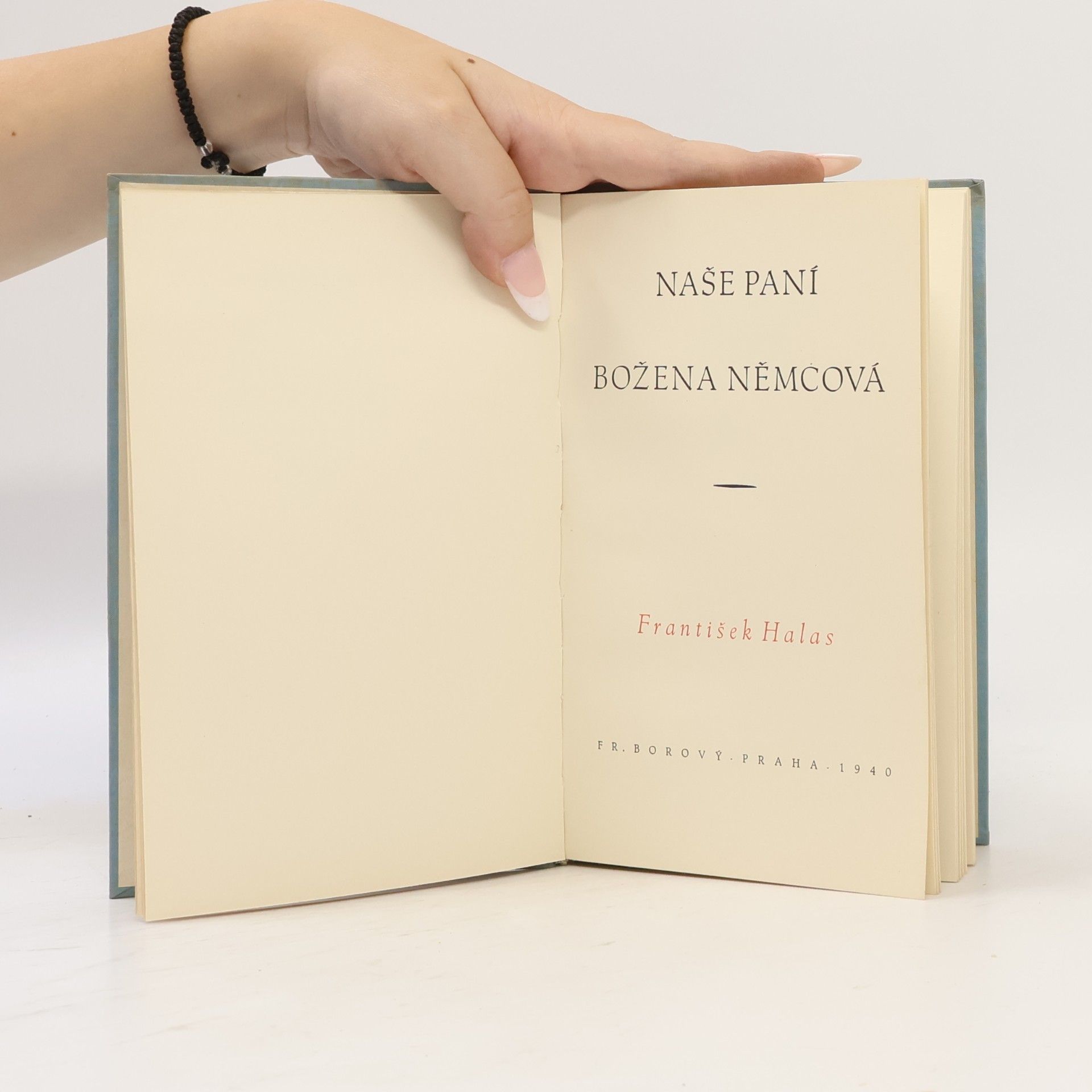František Halas Naše paní Božena Němcová