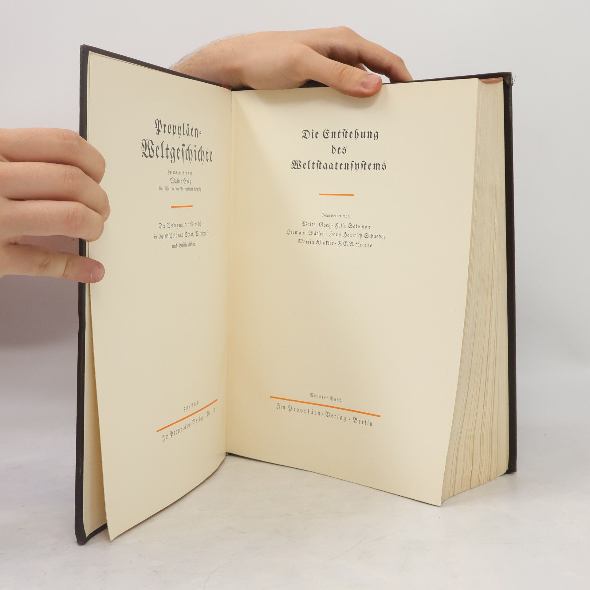 Autorenkollektiv Die Entstehung des Weltstaatensystems. Neunter Band
