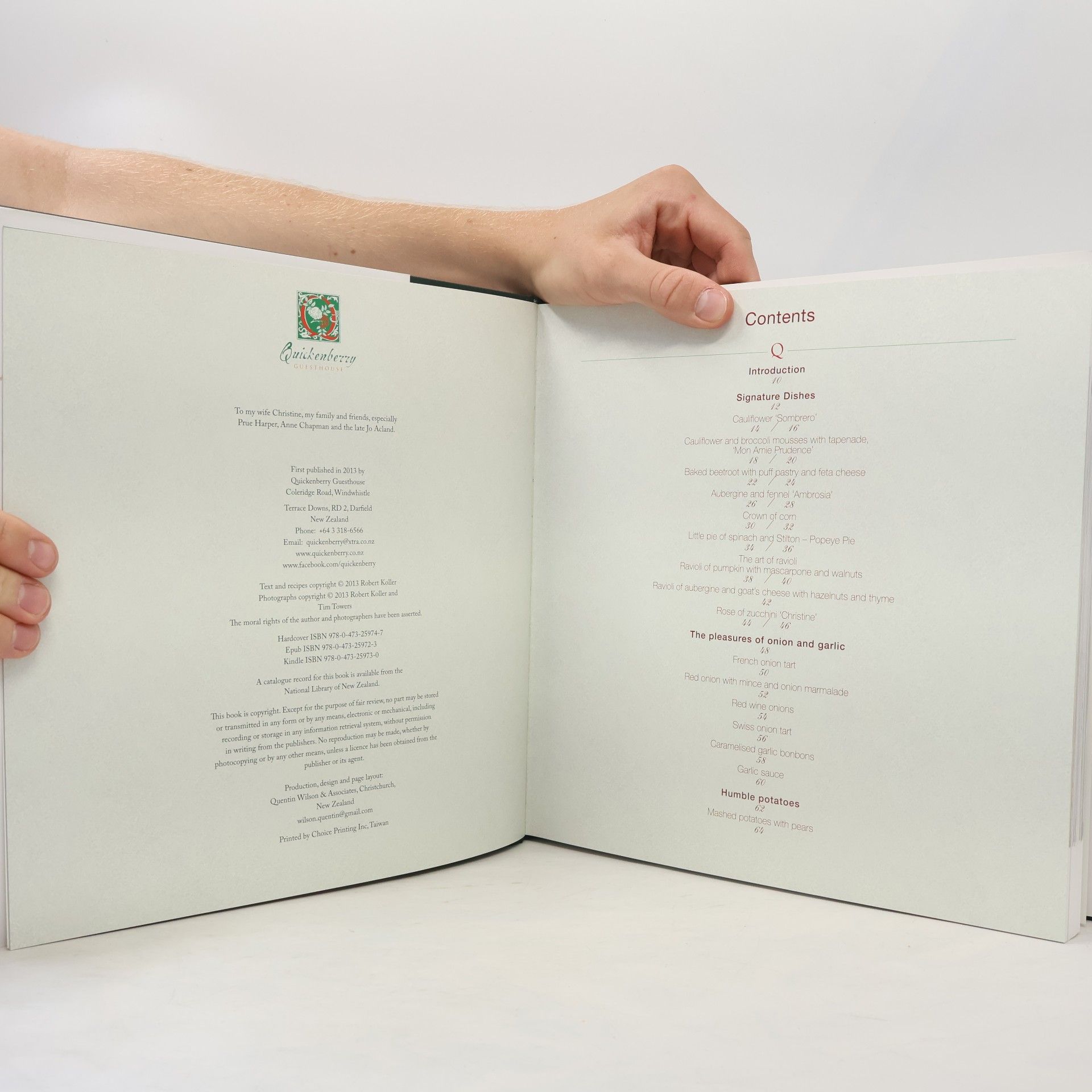 Robert Koller Robert Koller's Quickenberry Vegetable Cookbook