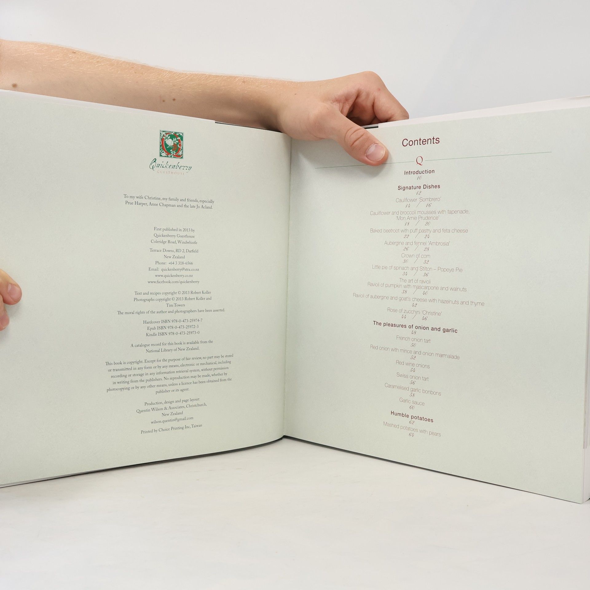 Robert Koller Robert Koller's Quickenberry Vegetable Cookbook