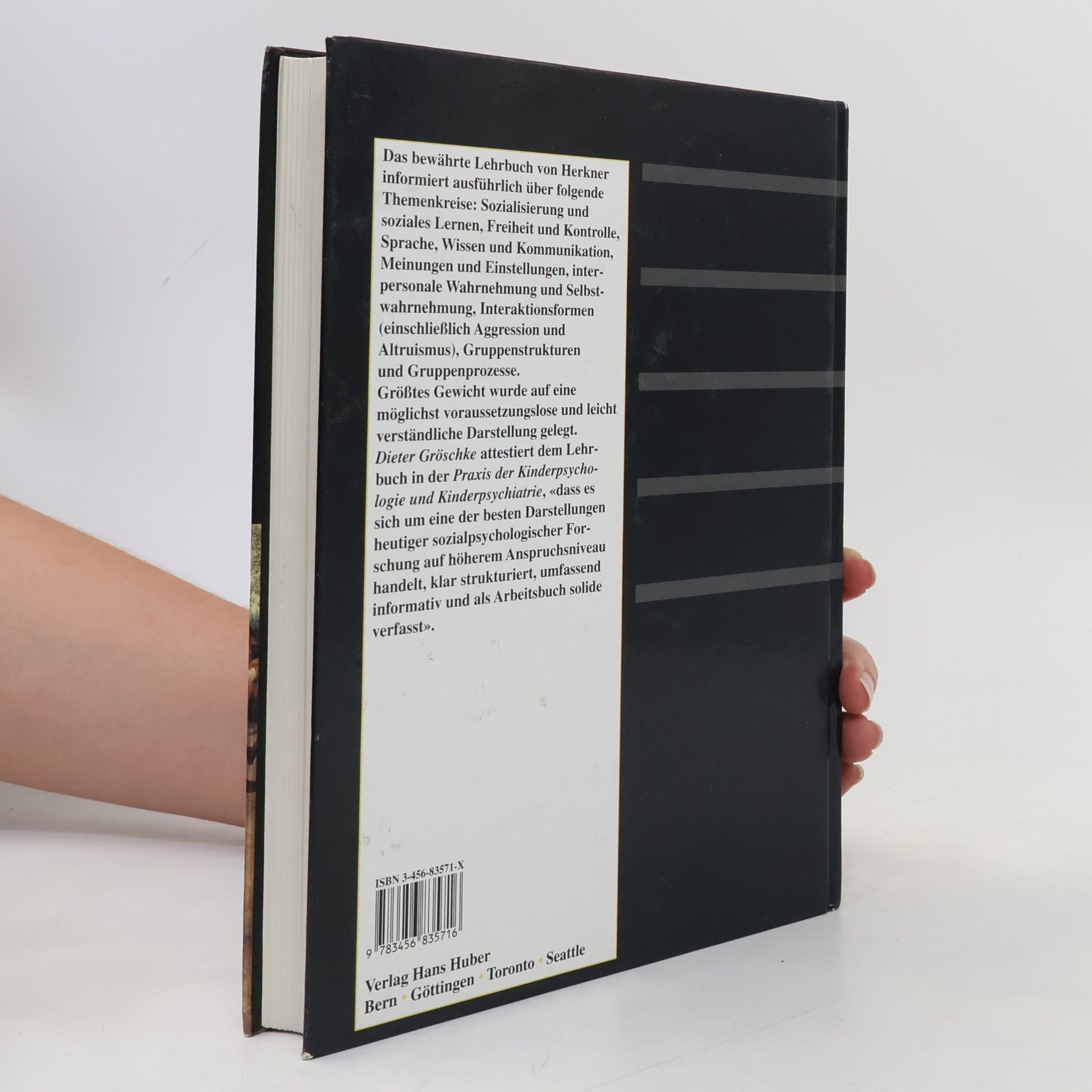 Werner Herkner Lehrbuch Sozialpsychologie