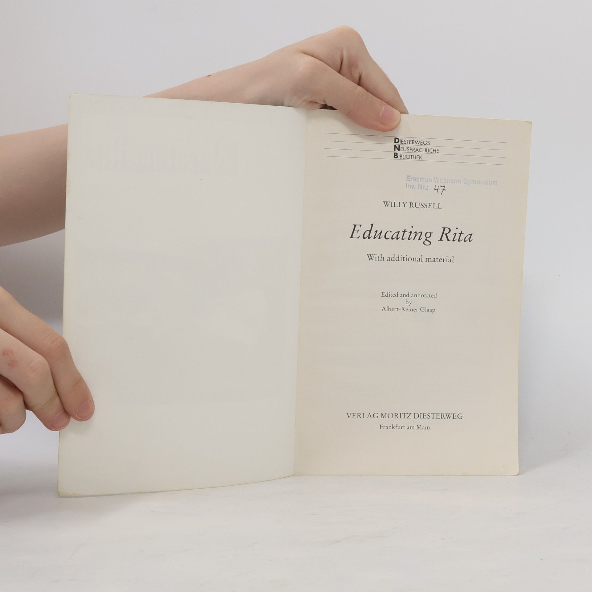Willy Russell Educating Rita