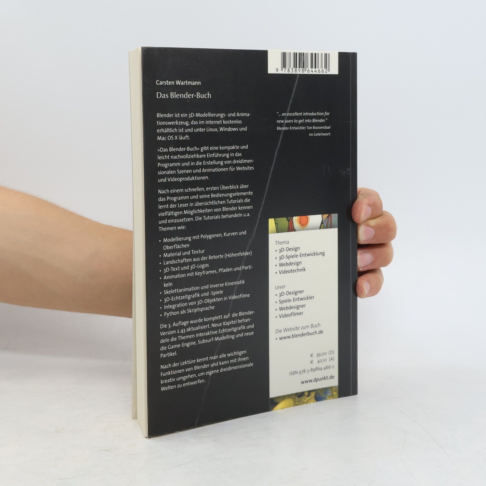 Carsten Wartmann Das Blender-Buch