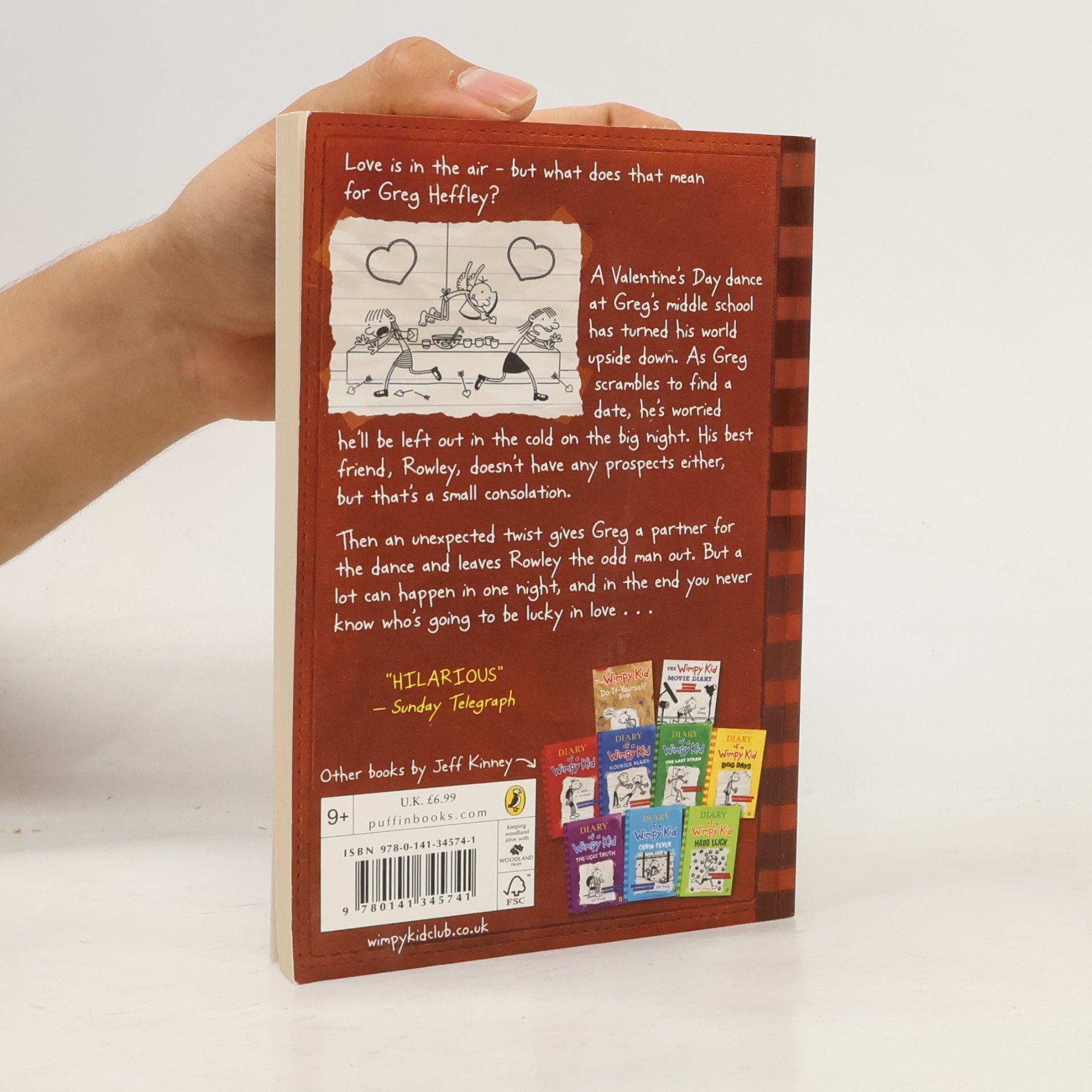 Jeff Kinney Diary of a wimpy kid. The third wheel