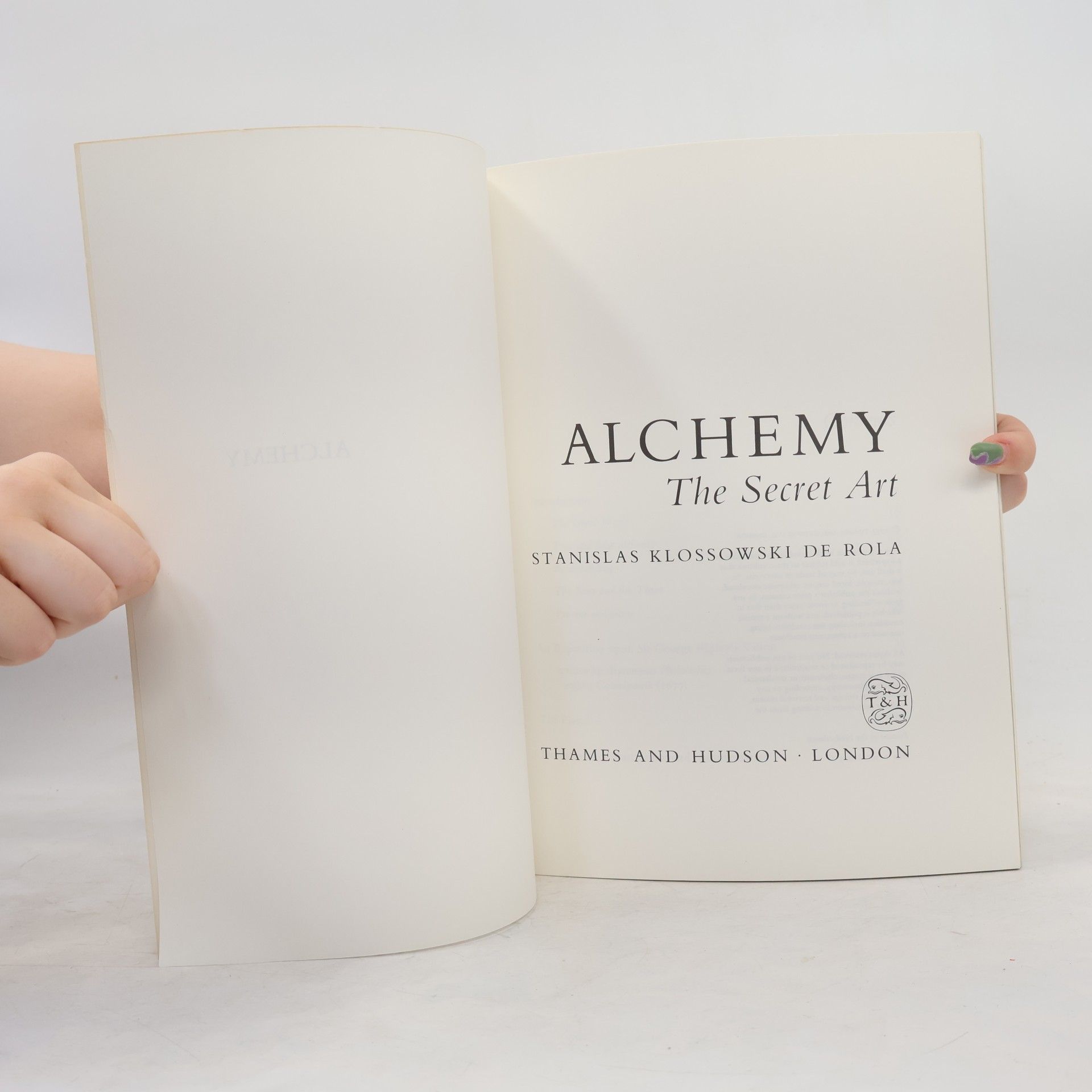 Stanislas Klossowski de Rola Art and Imagination Series: The Secret Art of Alchemy