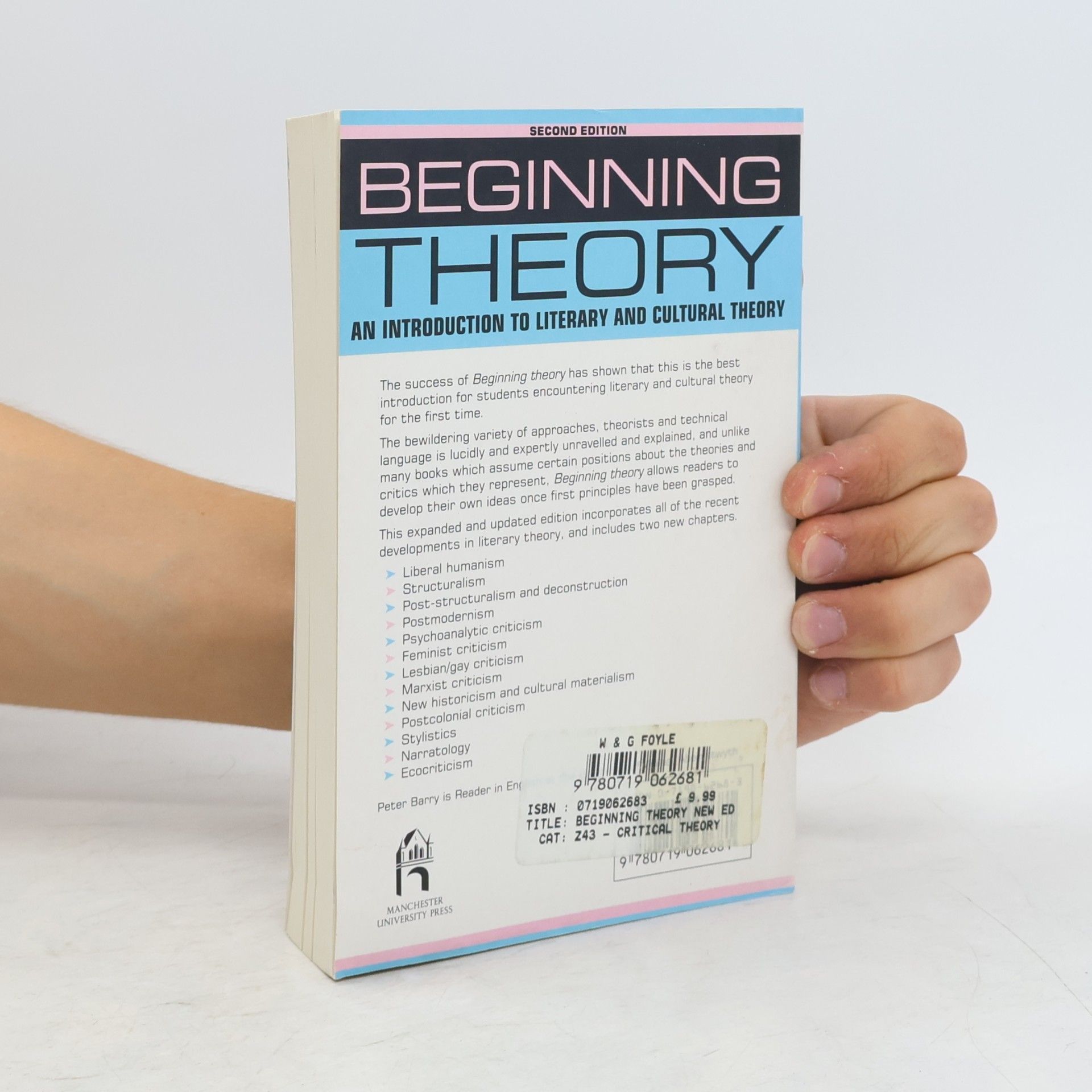Peter Barry Beginning Theory : An Introduction to Literary and Cultural Theory