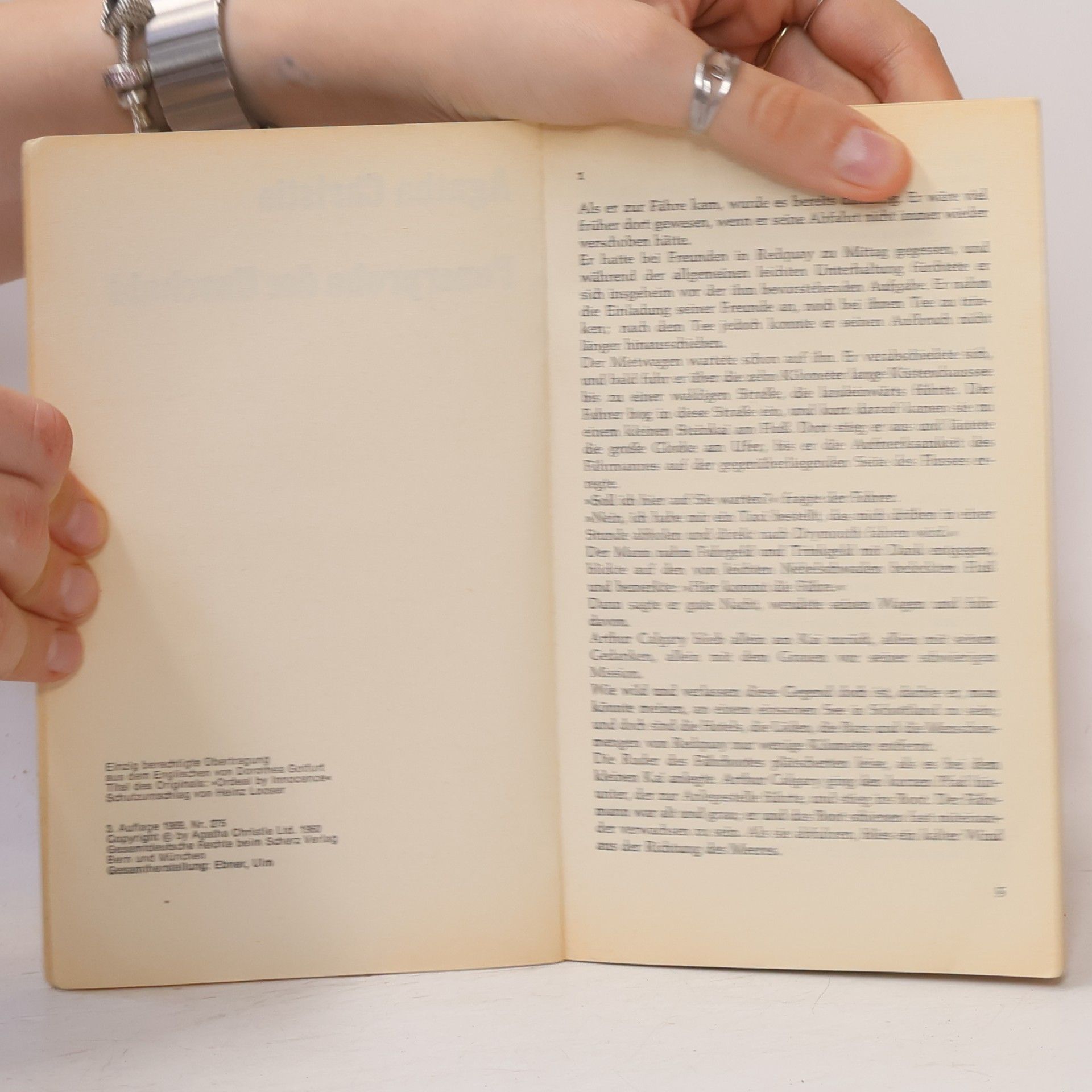 Agatha Christie Feuerprobe der Unschuld