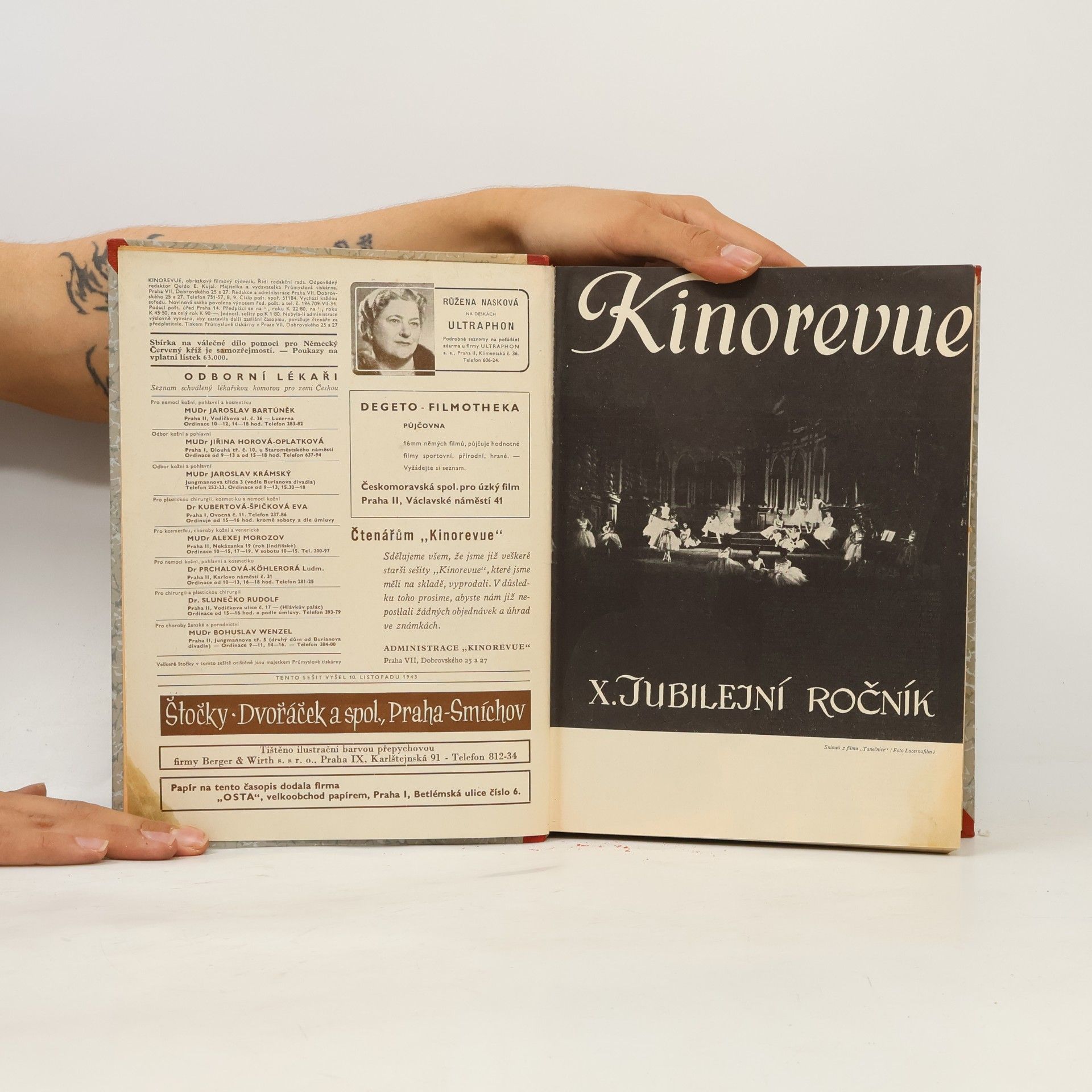 Kolektiv autorů Kinorevue. Ročník X. První pololetí