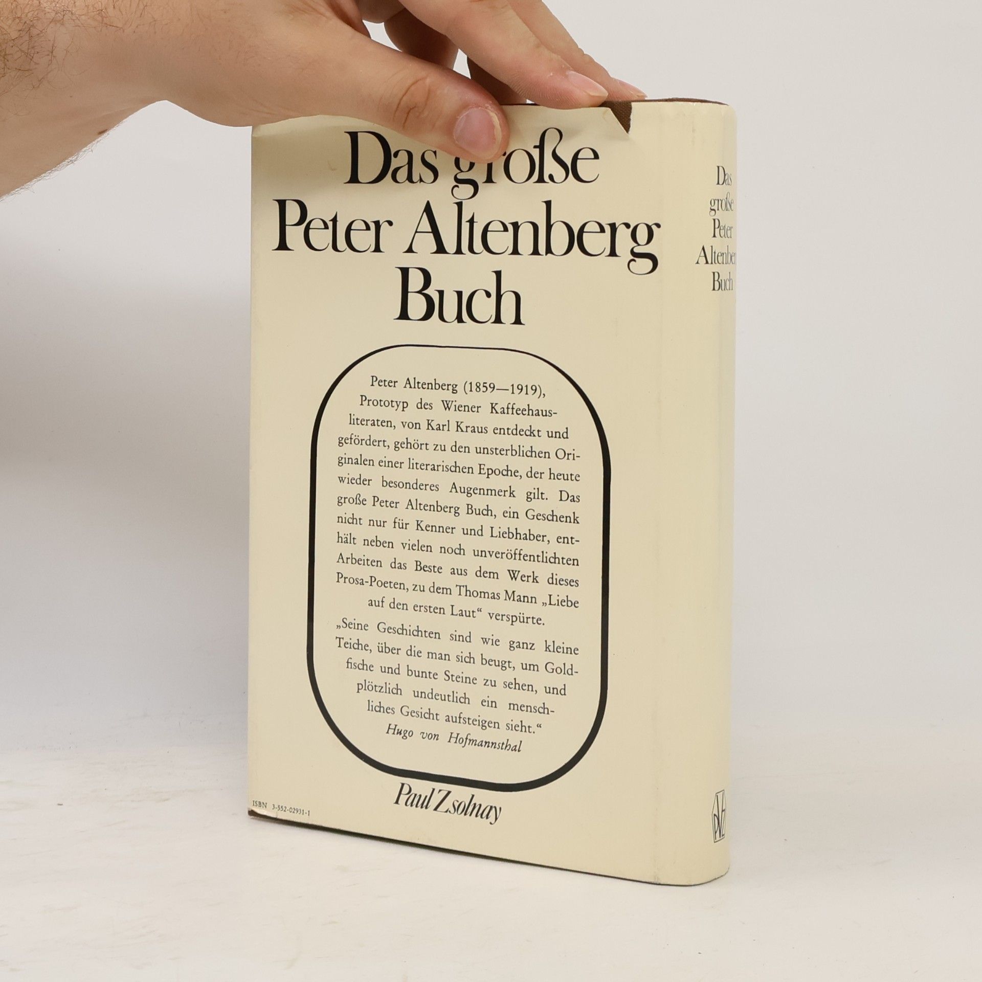 Peter Altenberg Das große Peter Altenberg Buch