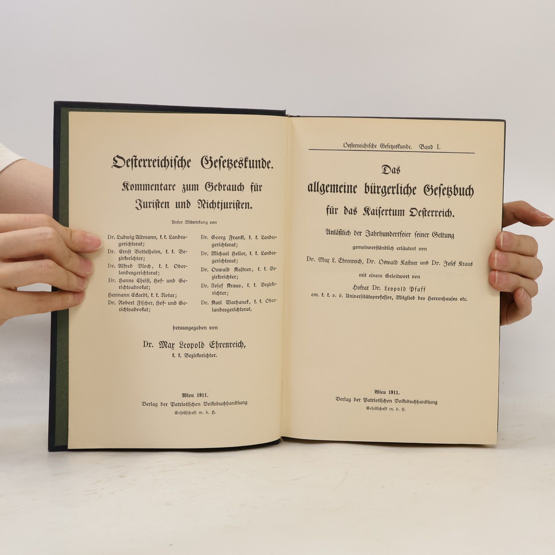 Autorenkollektiv Das allgemeine bürgerliche Gesetzbuch für das Raisertum Desterreich