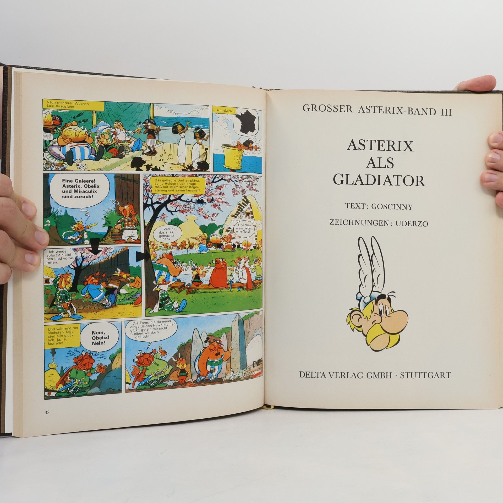René Goscinny Die Abenteuer des Asterix. Asterix der Gallier. Asterix und Kleopatra. Asterix als Gladiator. Der Kampf der Häuptlinge