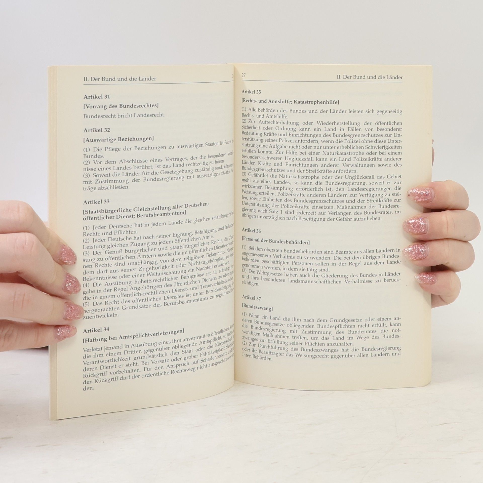 Various authors Grundgesetz für die Bundesrepublik Deutschland