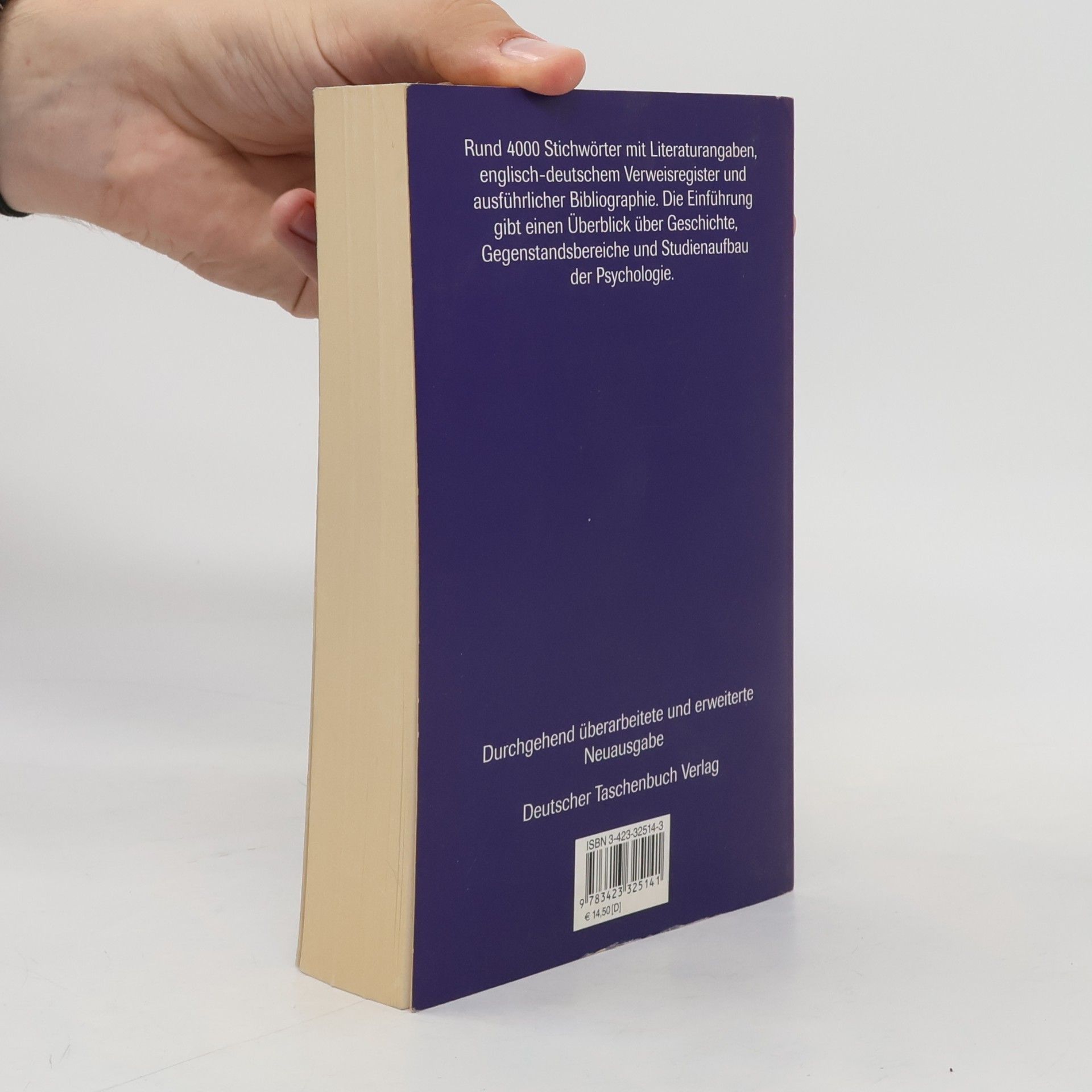 Werner D. Fröhlich Wörterbuch Psychologie