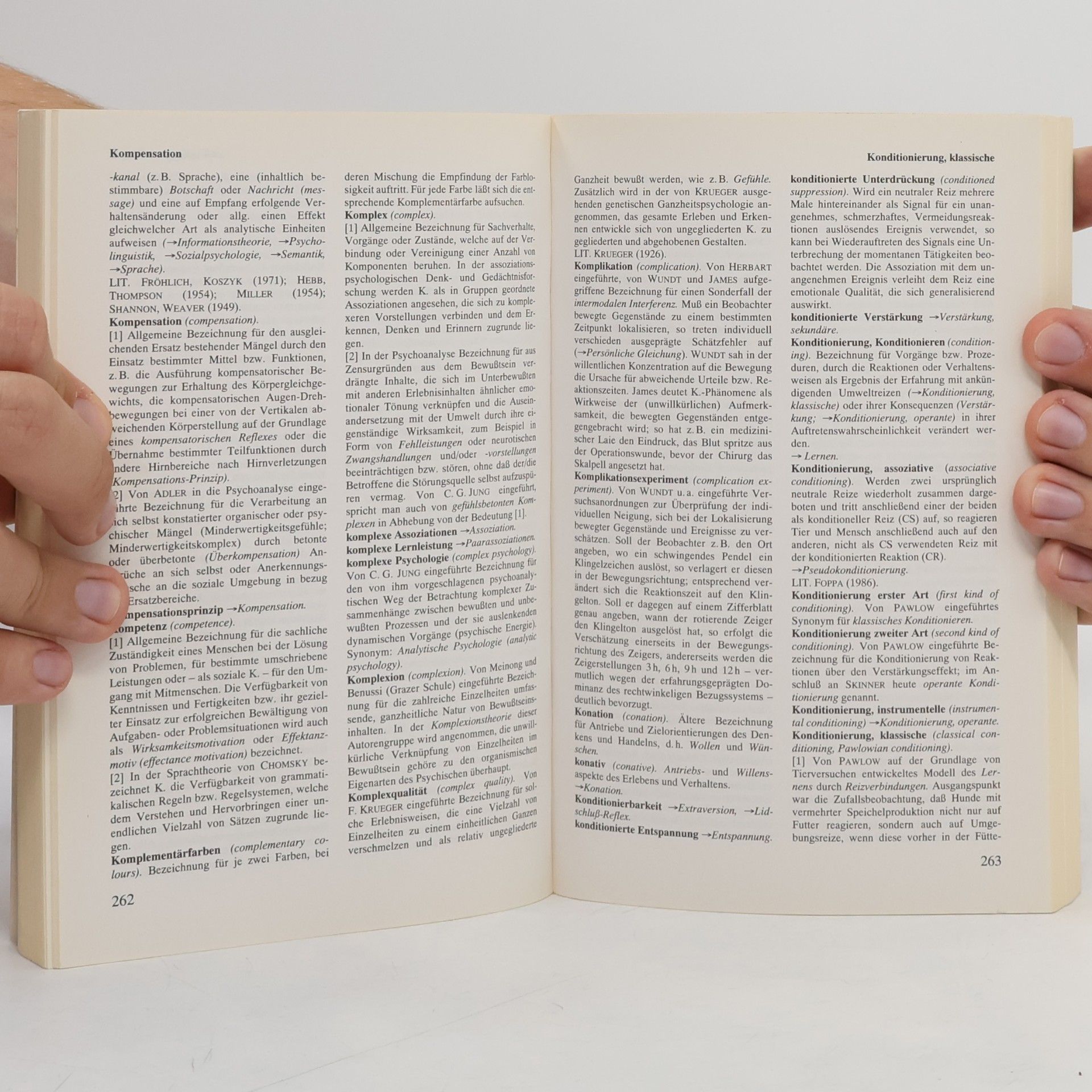 Werner D. Fröhlich Wörterbuch Psychologie