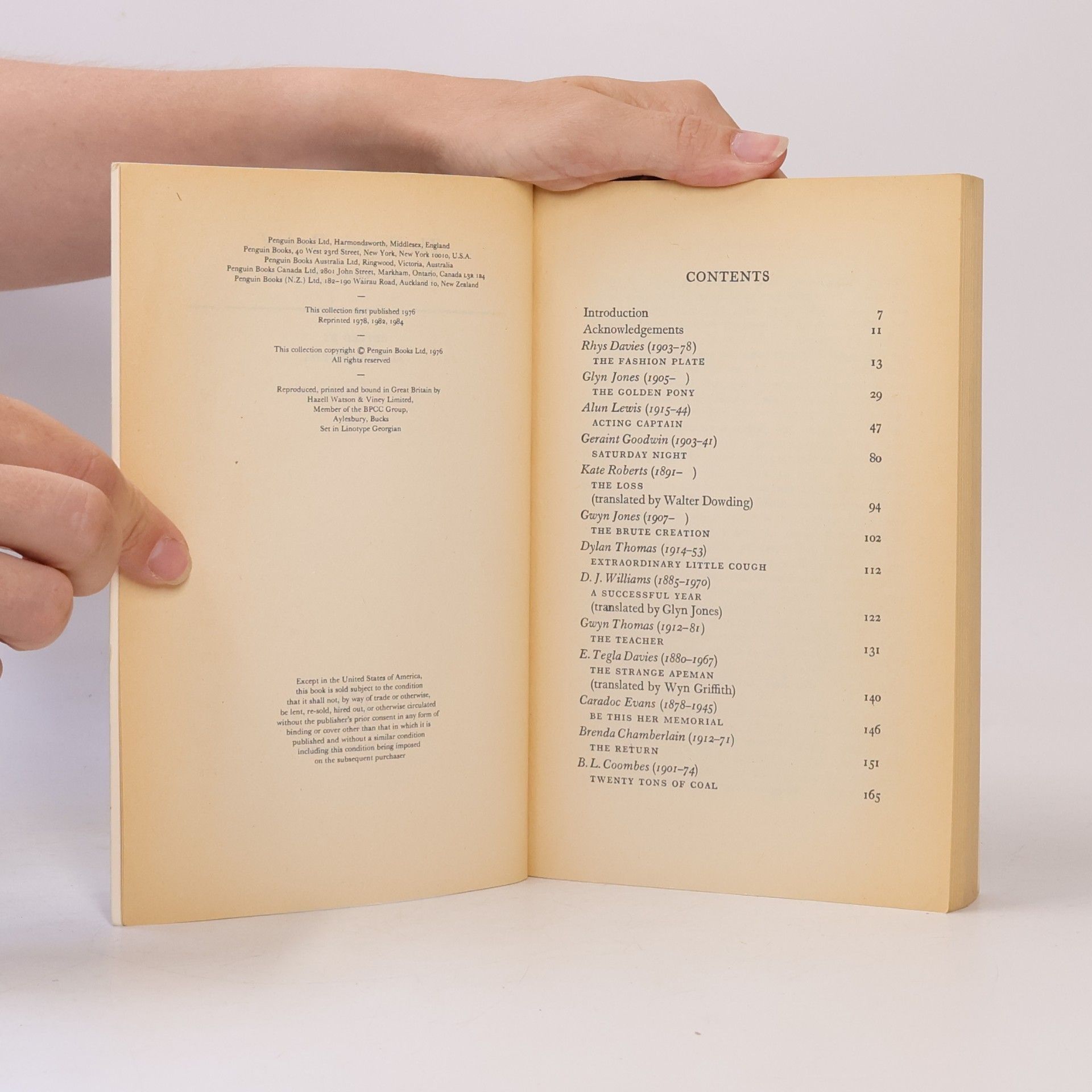 Alun Richards The Penguin Book of Welsh Short Stories