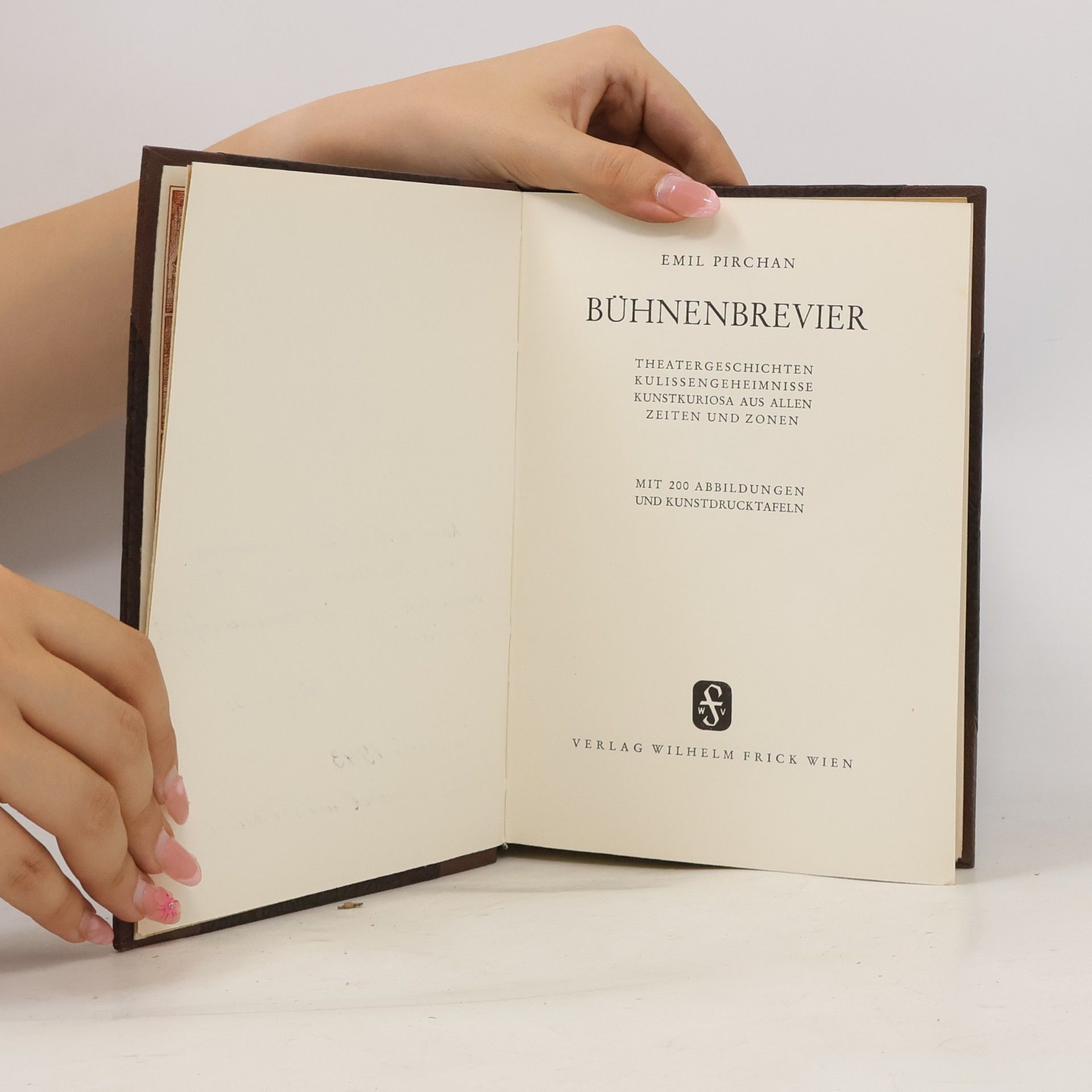 Emil Pirchan Bühnenbrevier