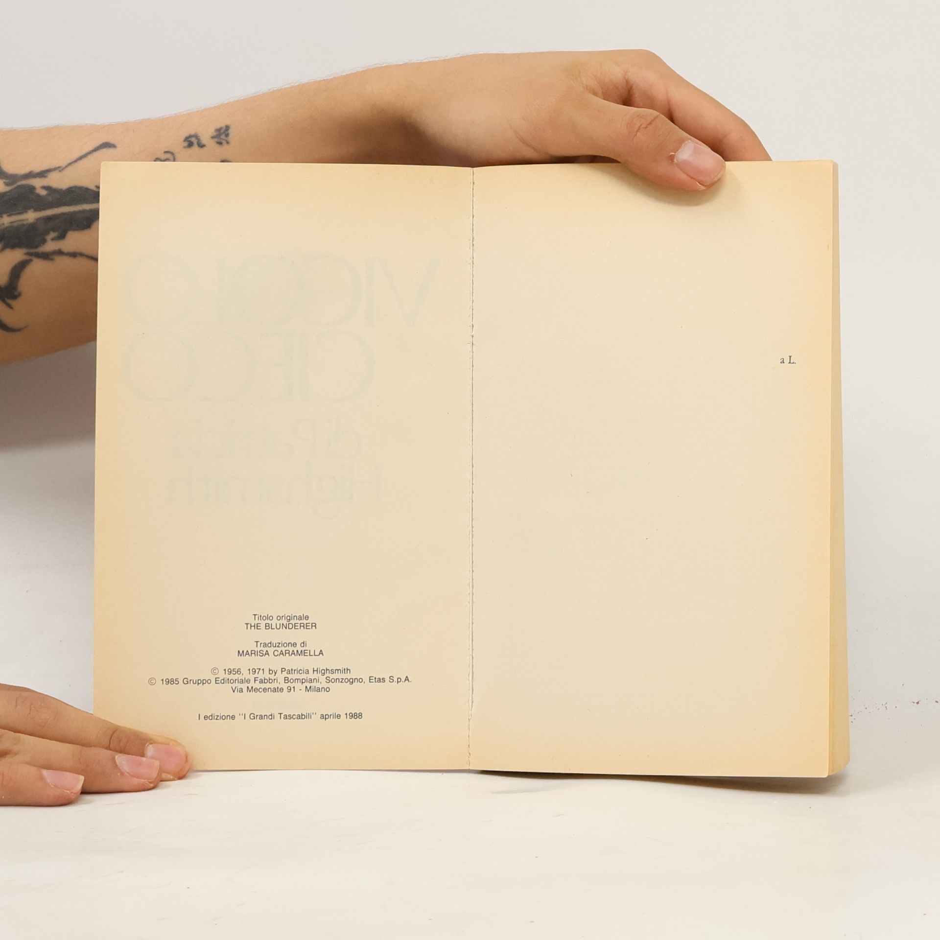 Patricia Highsmith Vicolo Cieco