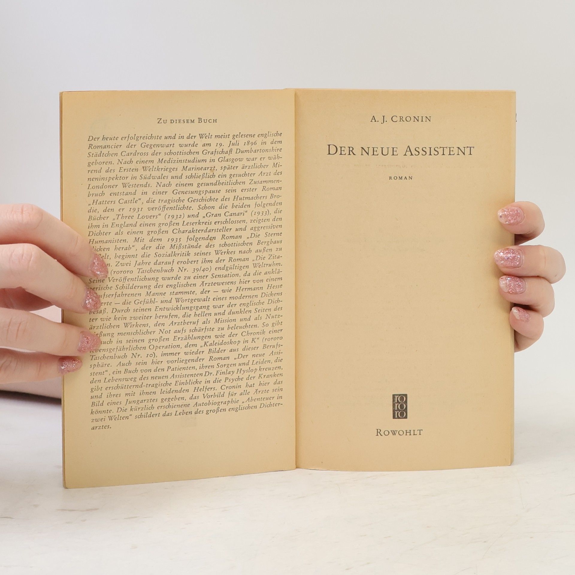 A. J. Cronin Der neue Assistent