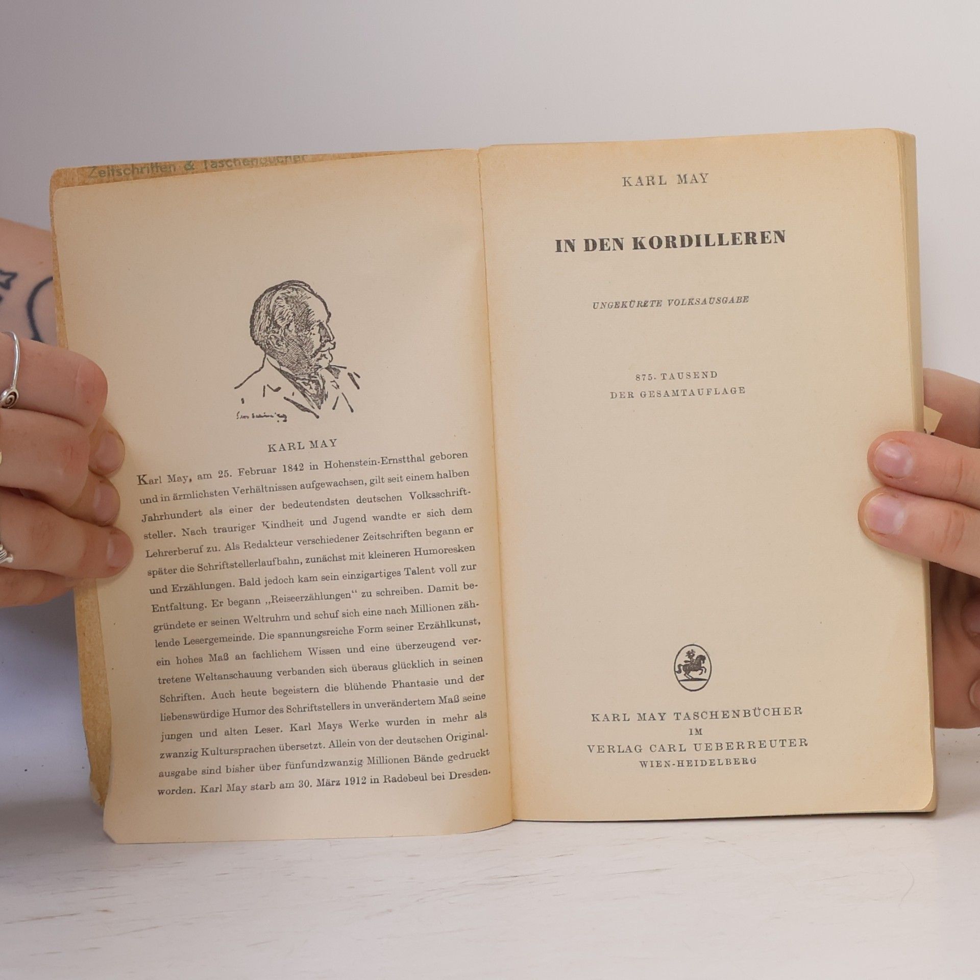 Karl May In den Kordilleren