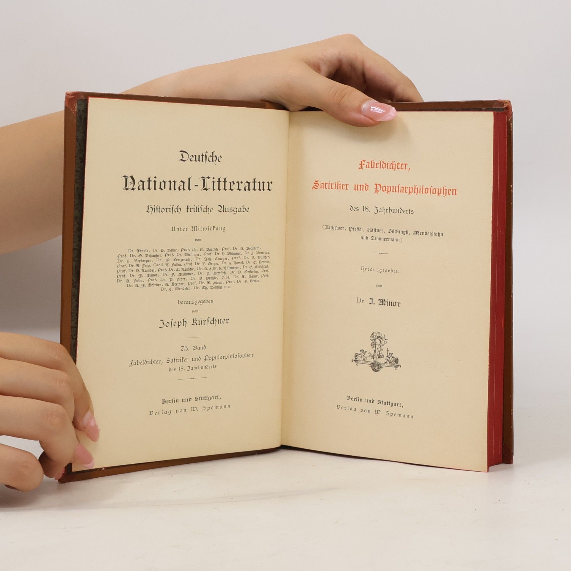 Autorenkollektiv Fabeldichter, Satiriker und Popularphilosophen des 18. Jahrhunderts