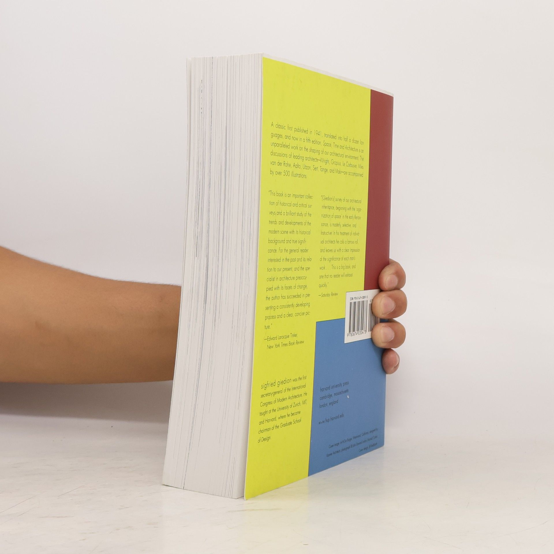 Sigfried Giedion Space, Time and Architecture. The Growth of a New Tradition