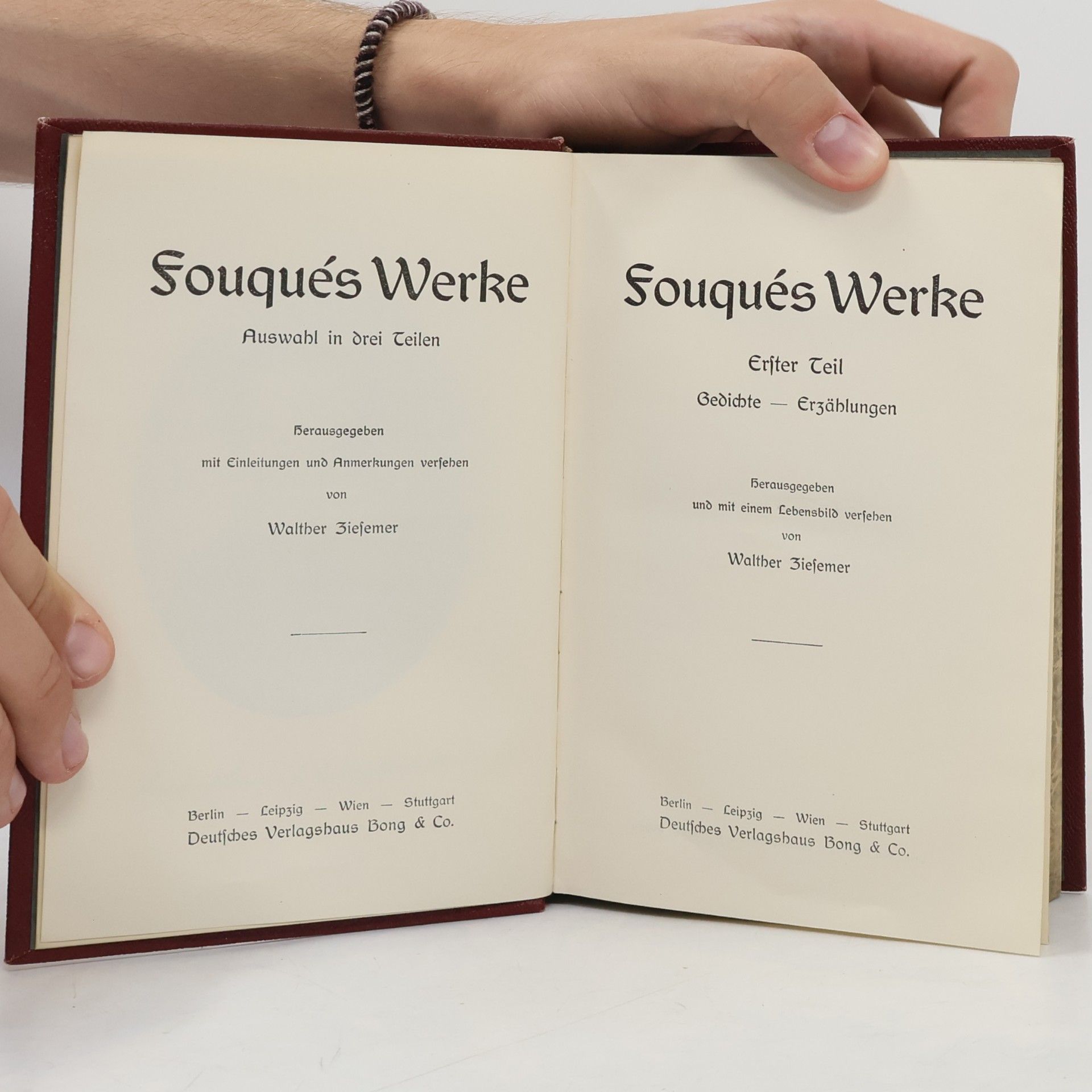 Robert Fouques Duparc Fouqués Werke I.