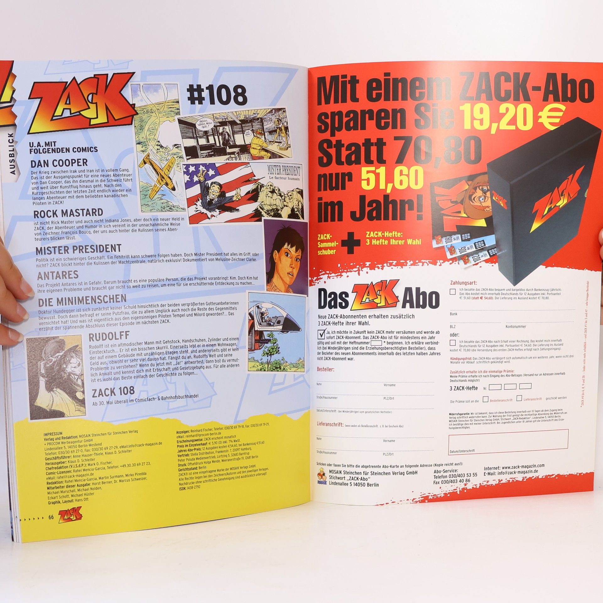 Collectif d'auteurs Zack 107