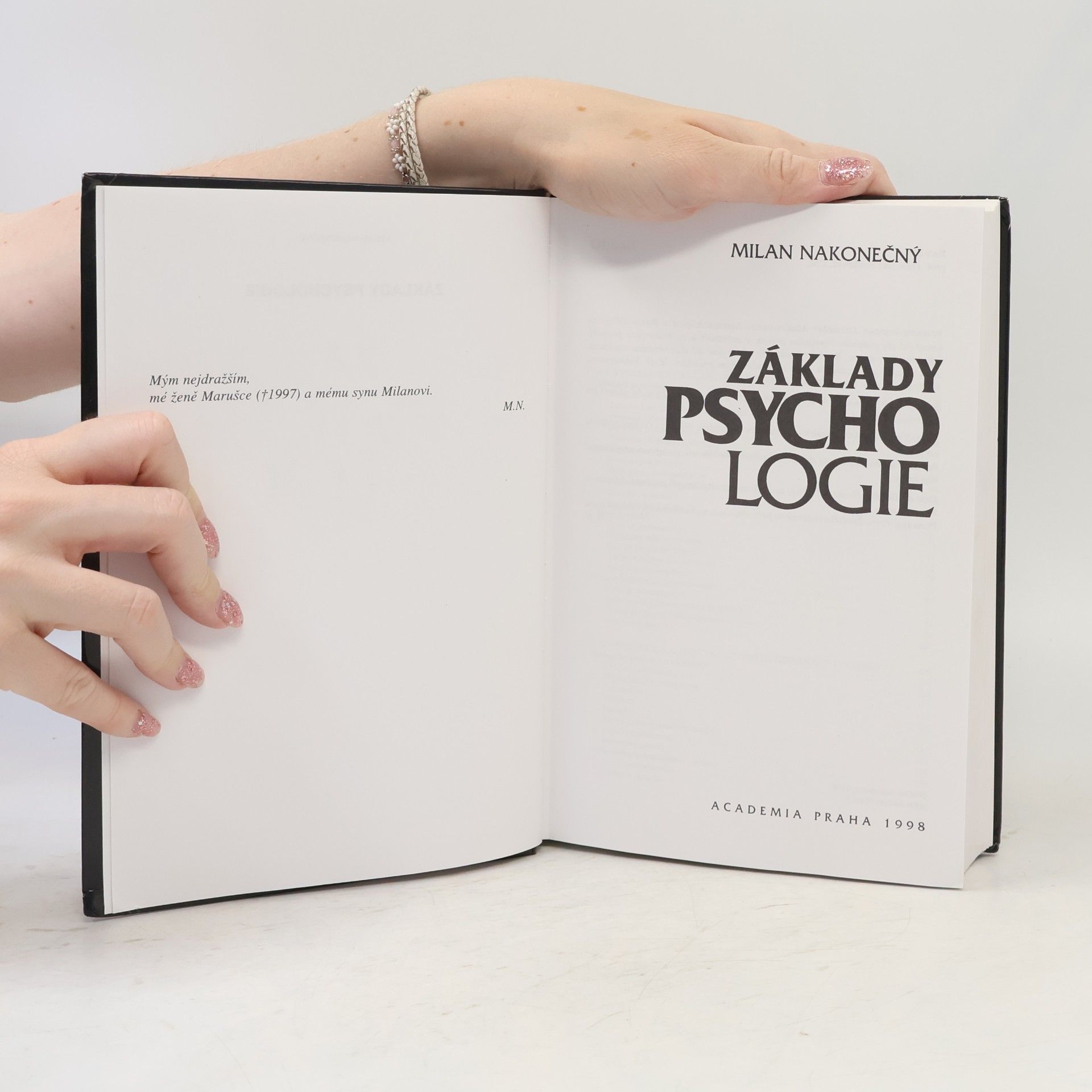 Milan Nakonečný Základy psychologie