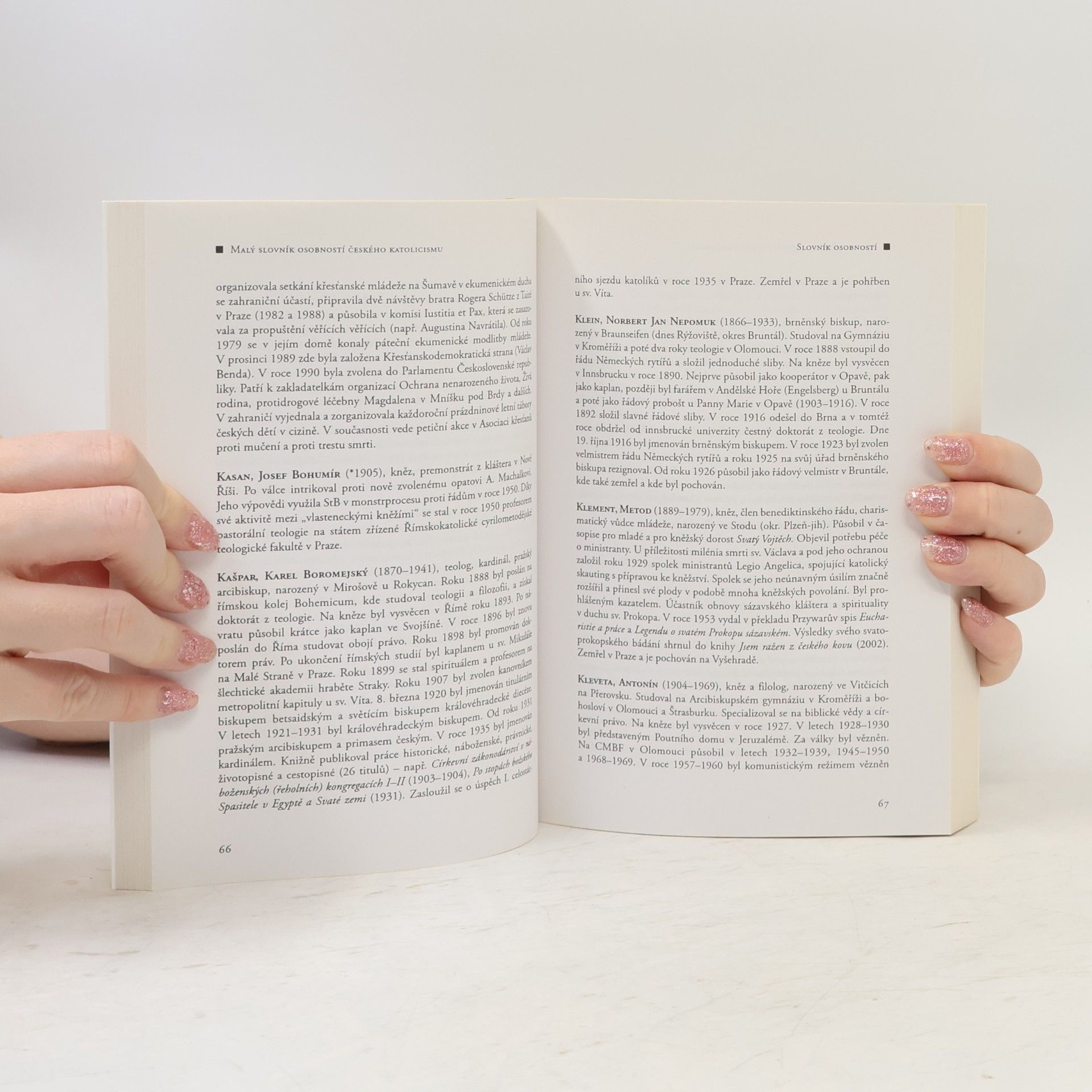 Jiří Hanuš Malý slovník osobností českého katolicismu 20. století s antologií textů