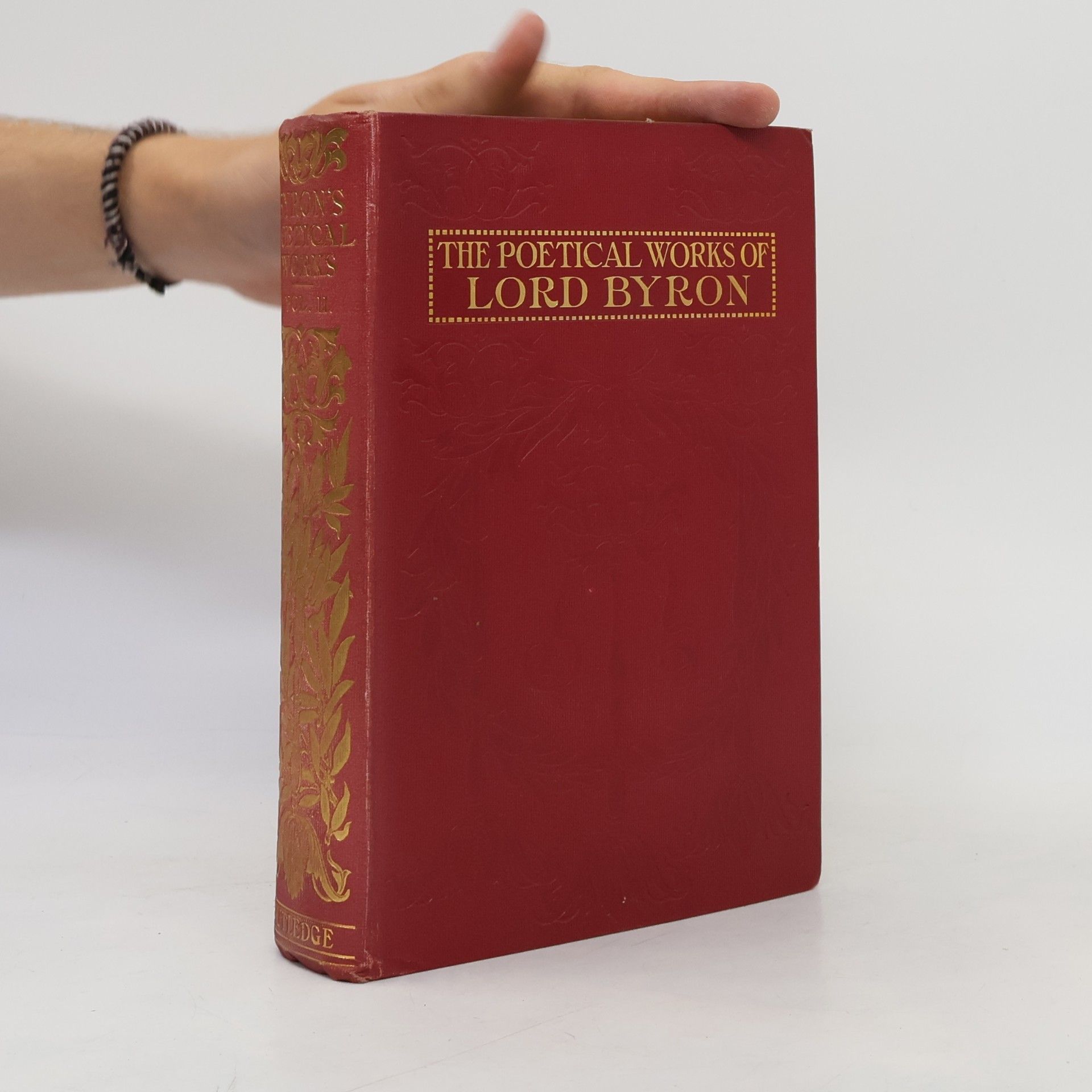 George Gordon Byron The Poetical Works of Lord Byron