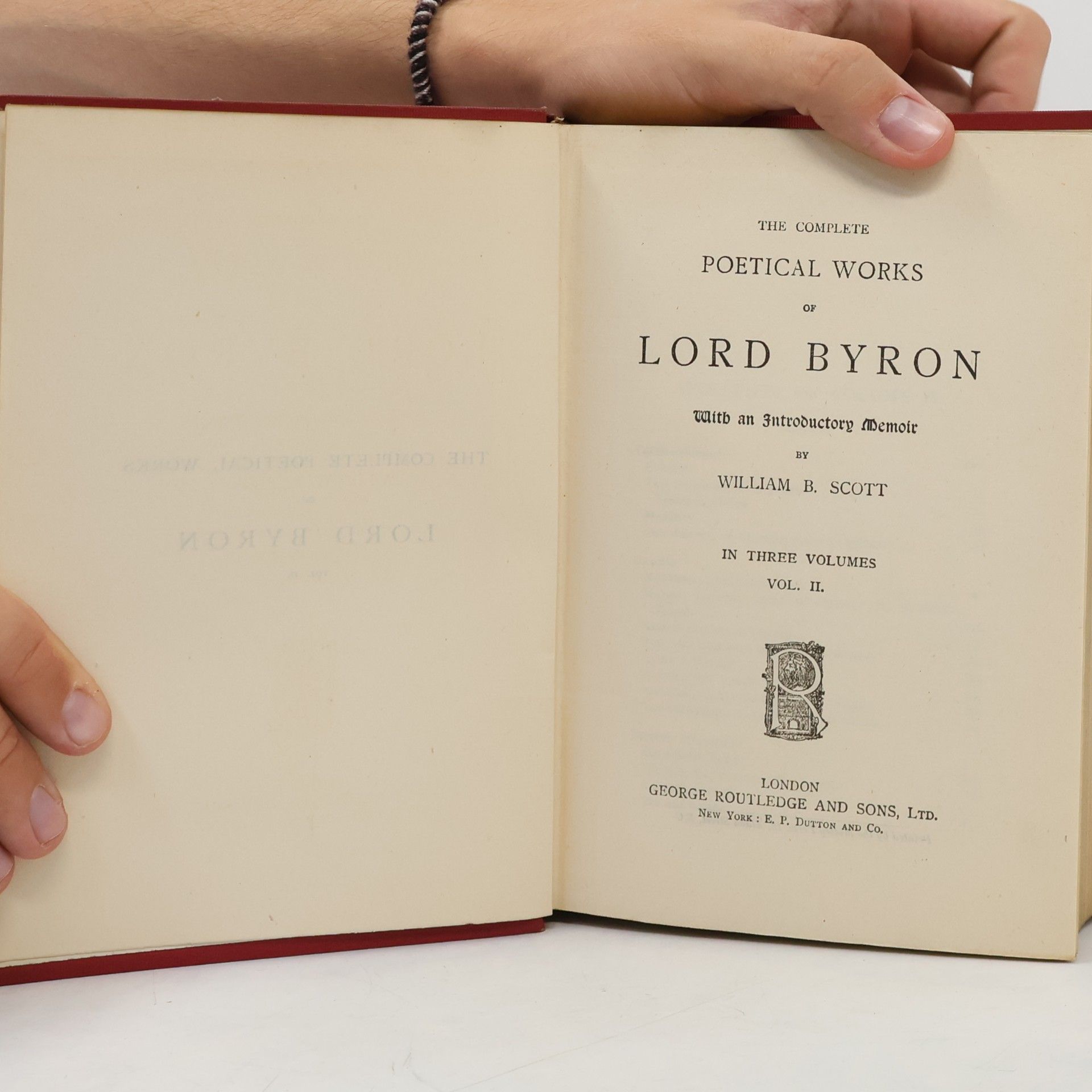 George Gordon Byron The Poetical Works of Lord Byron