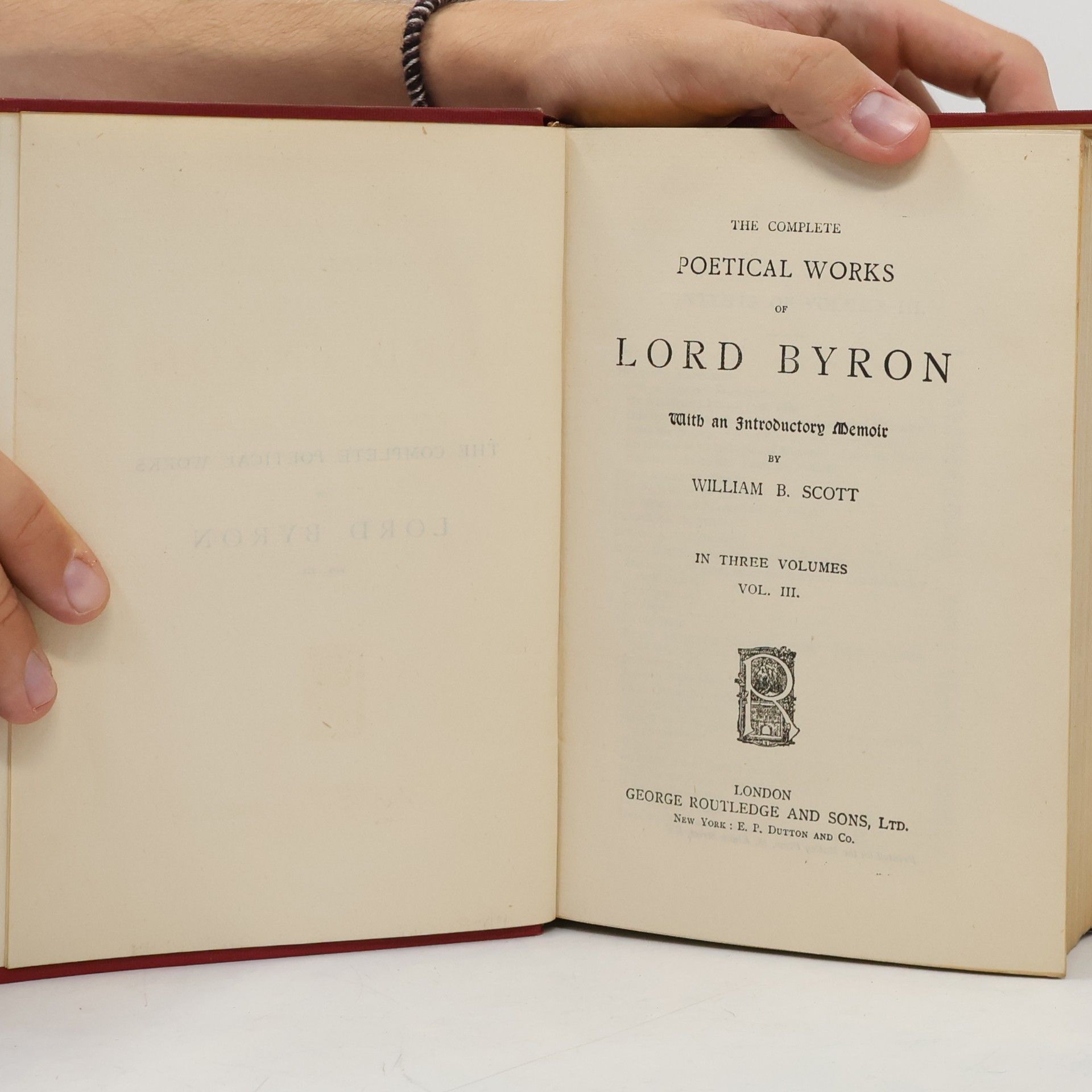 George Gordon Byron The Poetical Works of Lord Byron III.