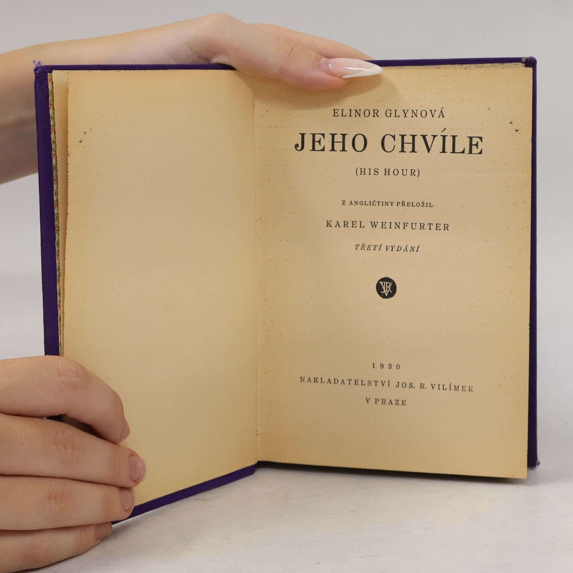 Elinor Glyn Jeho chvíle