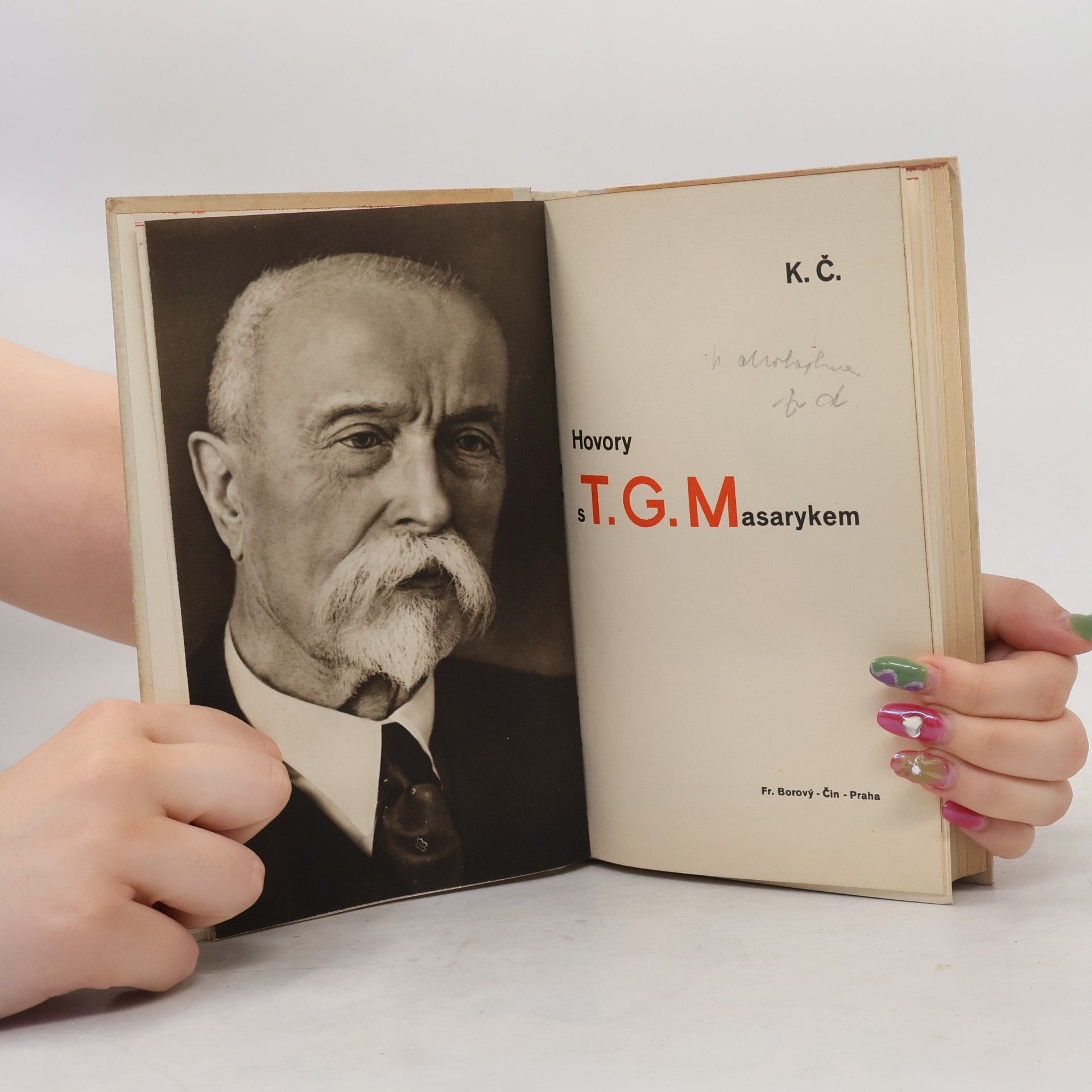 Karel Čapek Hovory s T. G. Masarykem