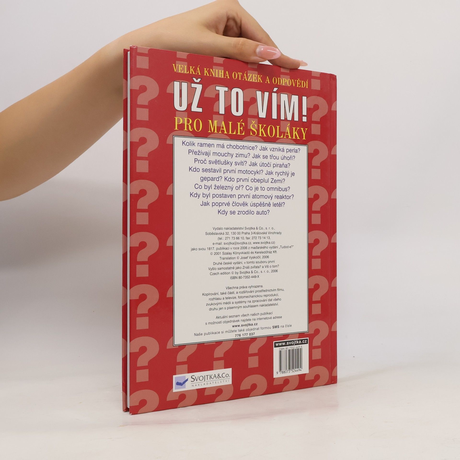 Autorenkollektiv Už to vím! Velká kniha otázek a odpovědí pro malé školáky