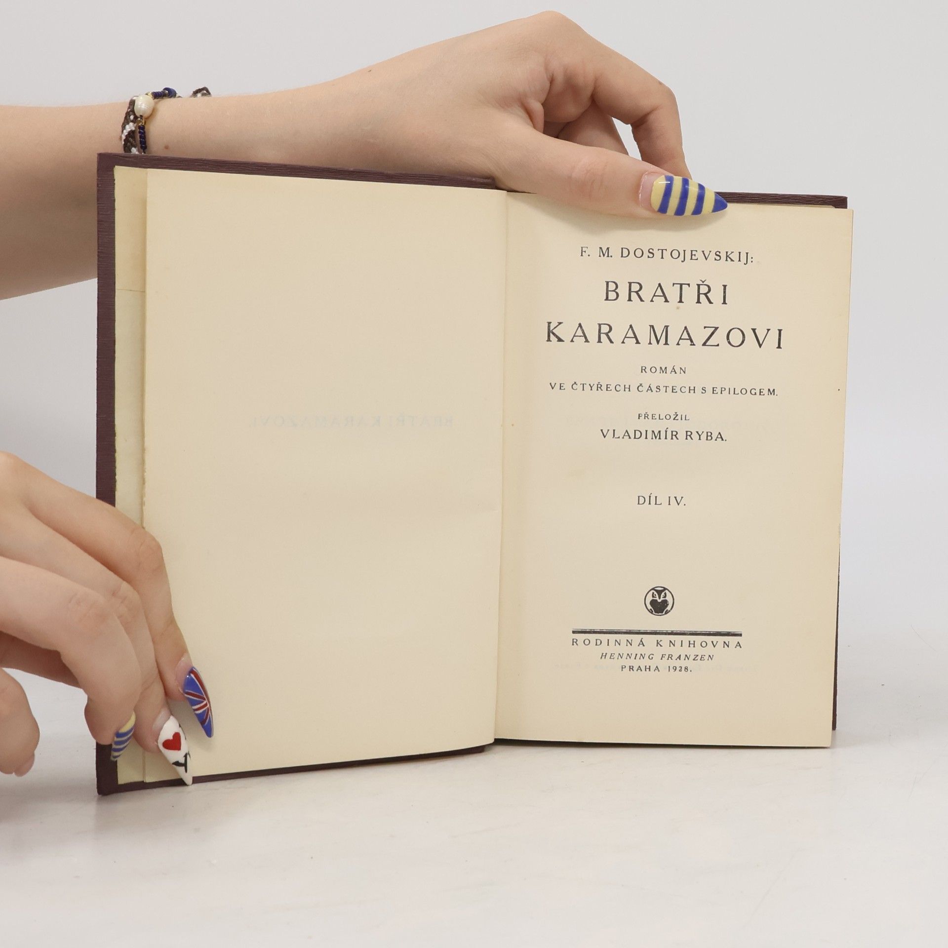 Fjodor Michailowitsch Dostojewski Bratři Karamazovi IV.