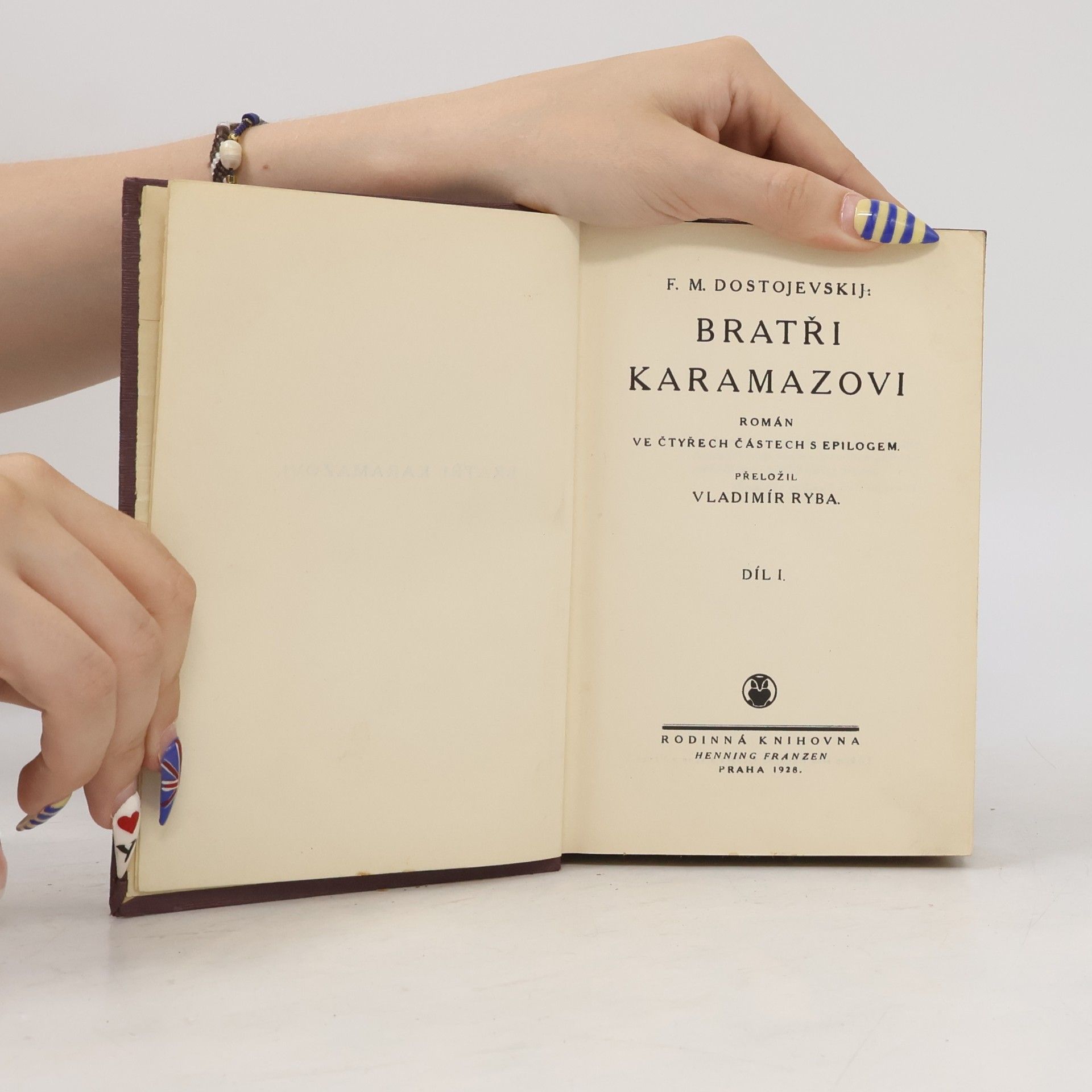 Fjodor Michajlovič Dostojevskij Bratři Karamazovi I.