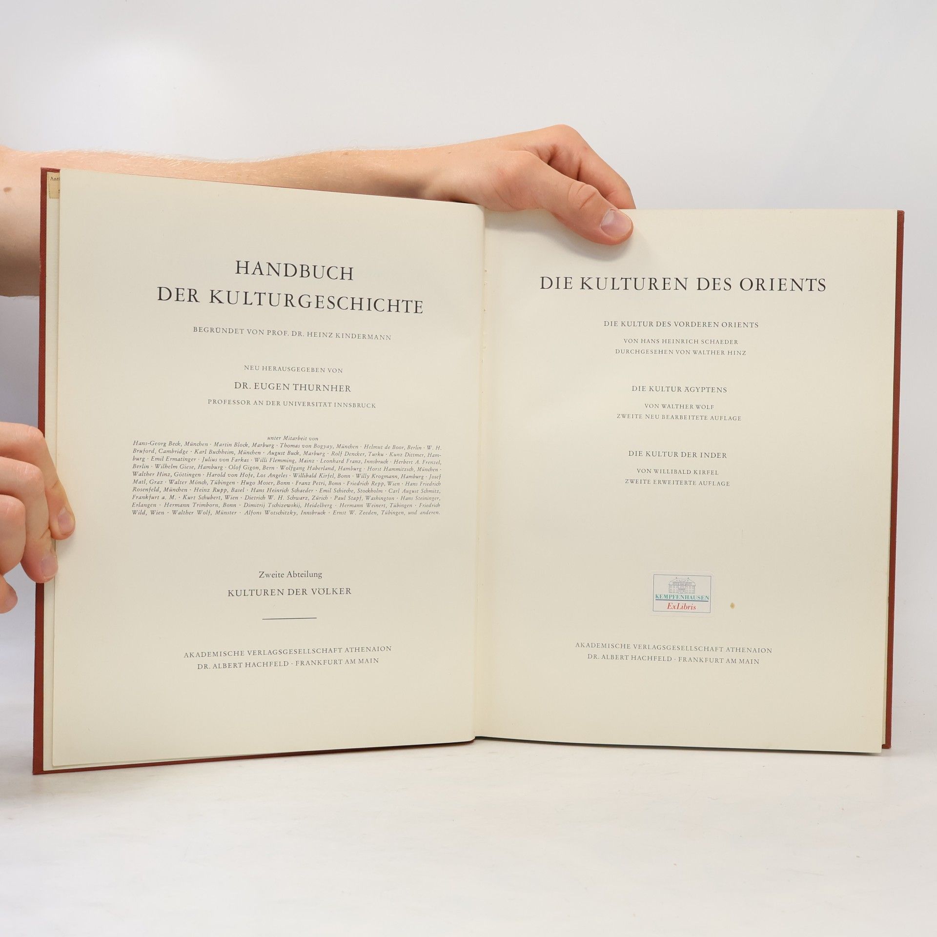 Various authors Die Kulturen der Westslawen und Südslawen
