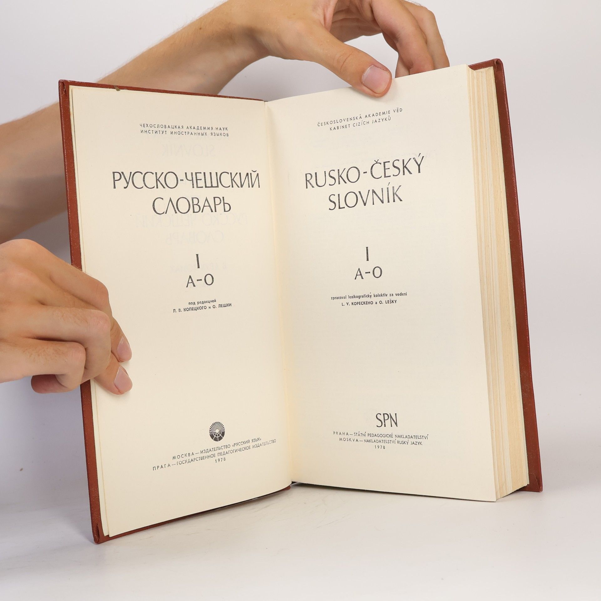 Autorenkollektiv Rusko-český slovník. Pусско-чешский словарь 1. A-O