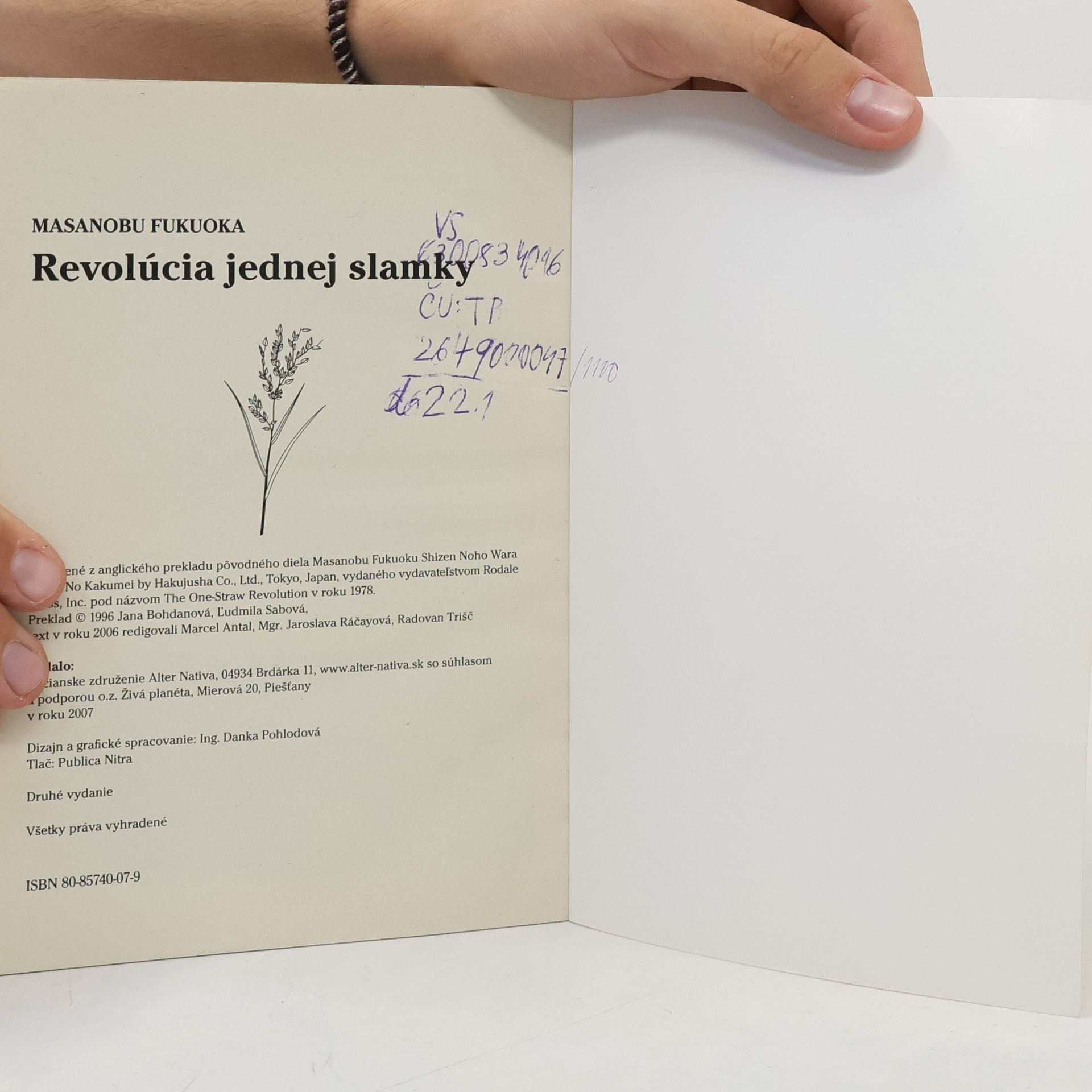 Masanobu Fukuoka Revolúcia jednej slamky