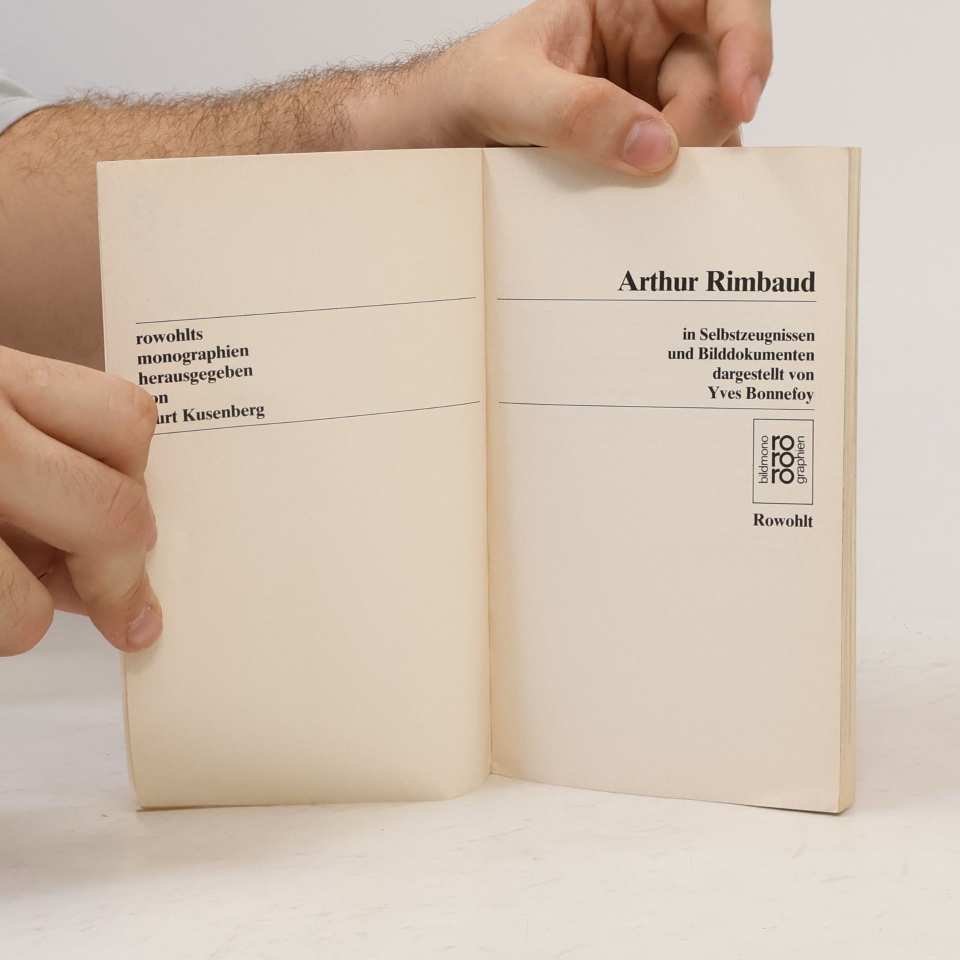 Yves Bonnefoy Arthur Rimbaud
