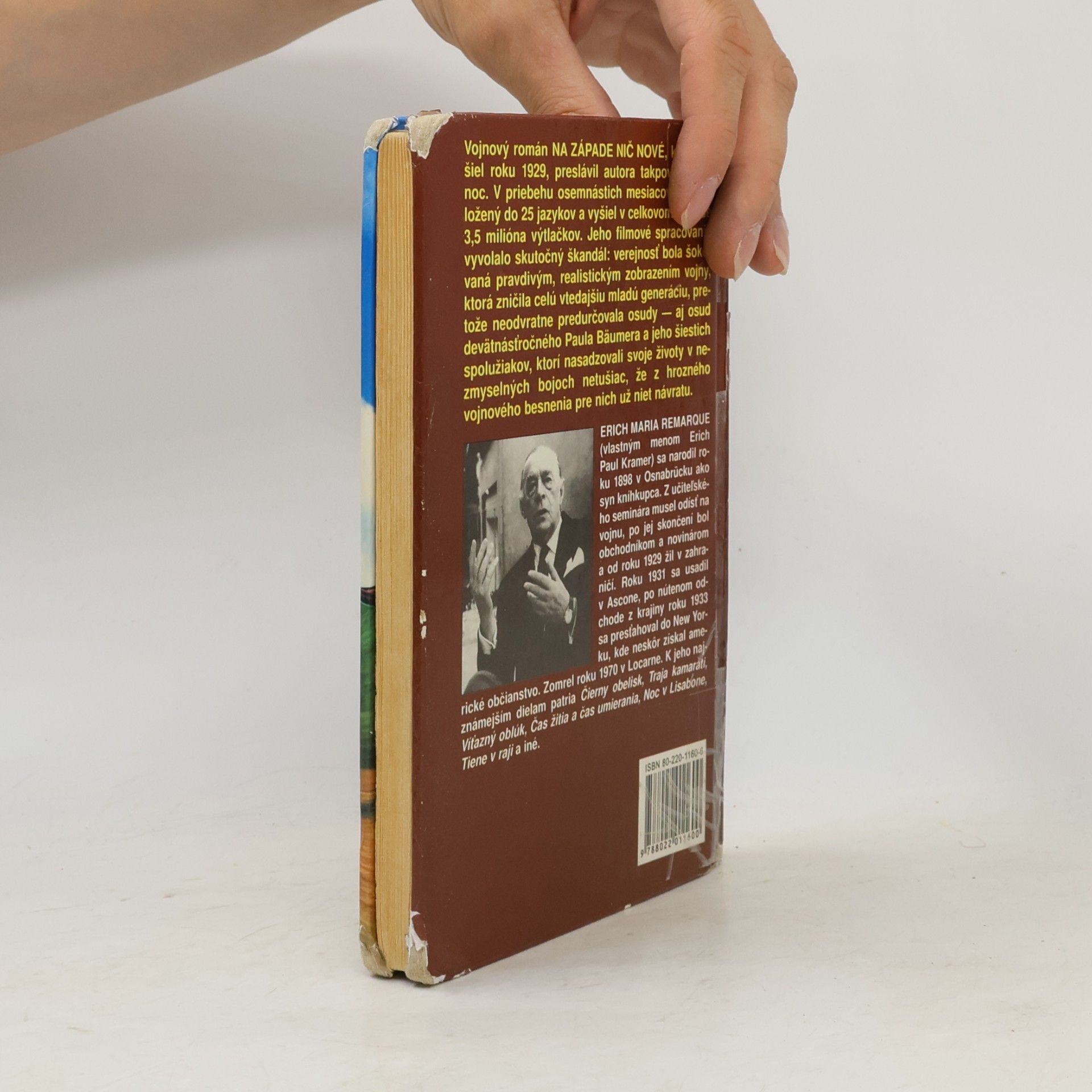 Erich Maria Remarque Na Západe nič nové