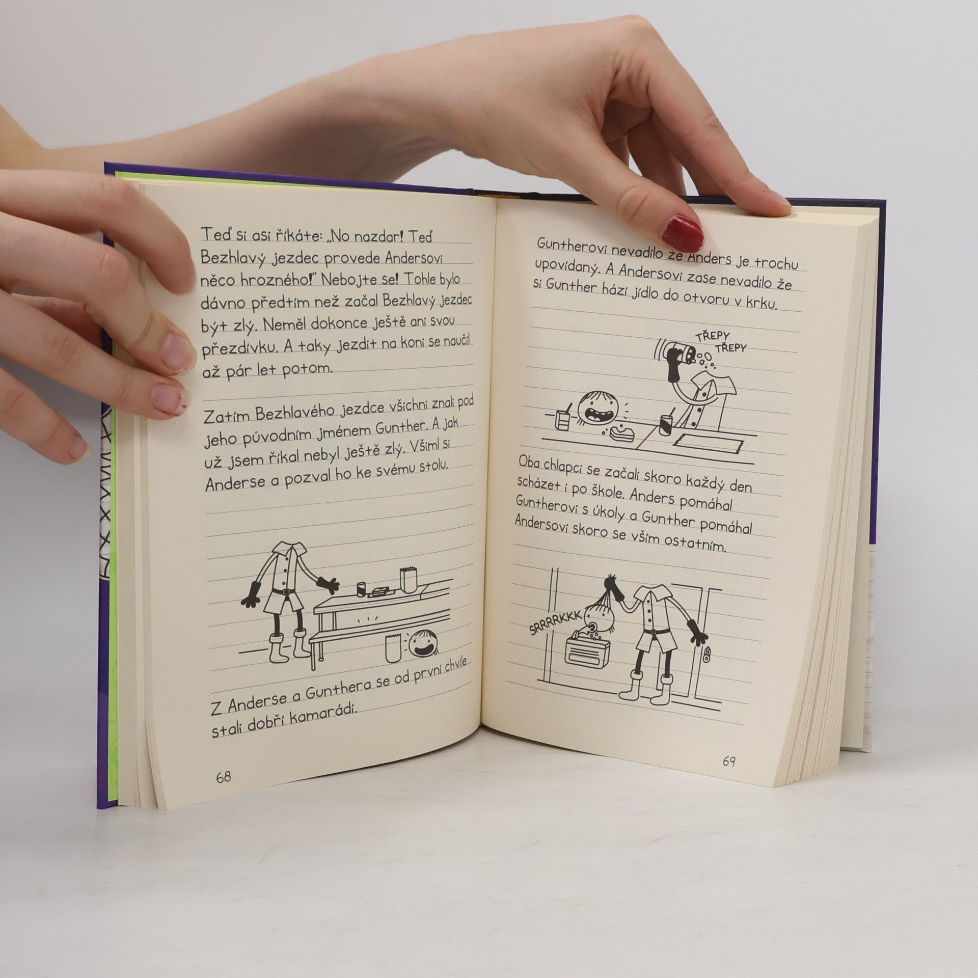 Jeff Kinney Strašidelné historky báječného kamaráda Rowleyho Jeffersona